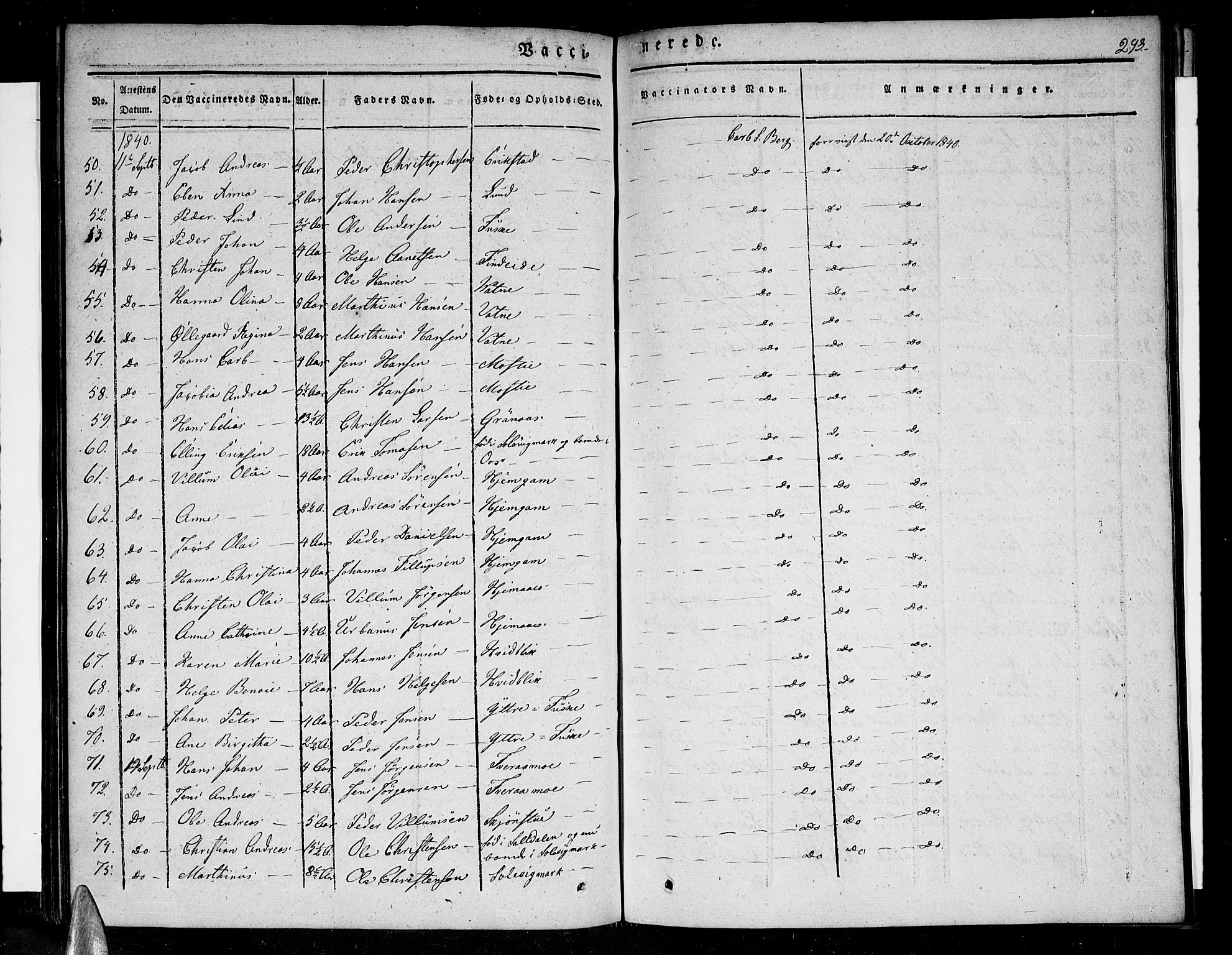 Ministerialprotokoller, klokkerbøker og fødselsregistre - Nordland, AV/SAT-A-1459/852/L0737: Parish register (official) no. 852A07, 1833-1849, p. 293