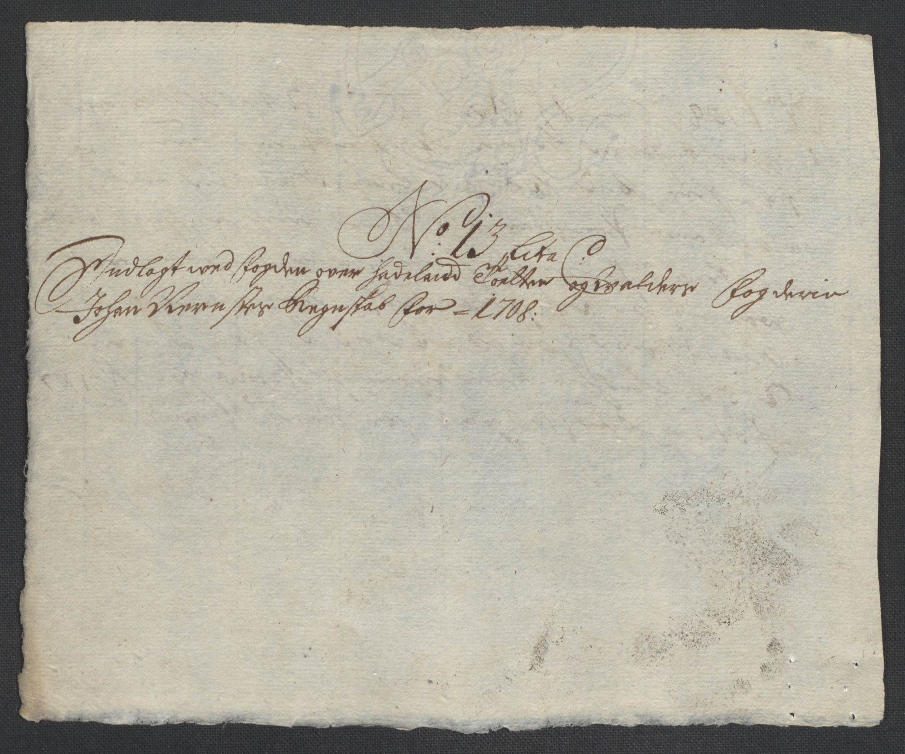 Rentekammeret inntil 1814, Reviderte regnskaper, Fogderegnskap, AV/RA-EA-4092/R18/L1305: Fogderegnskap Hadeland, Toten og Valdres, 1707-1708, p. 462