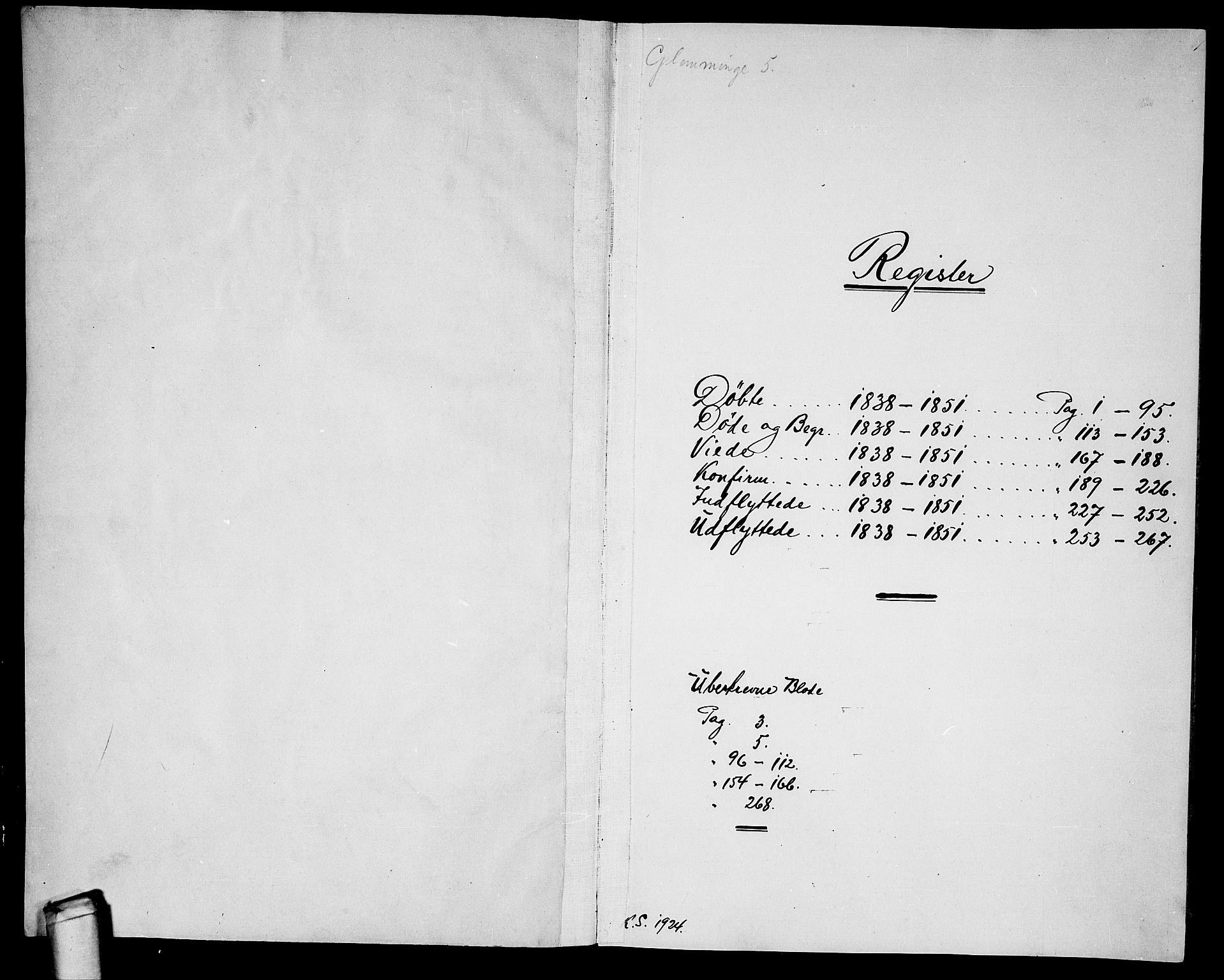 Glemmen prestekontor Kirkebøker, AV/SAO-A-10908/G/Ga/L0002: Parish register (copy) no. 2, 1838-1851