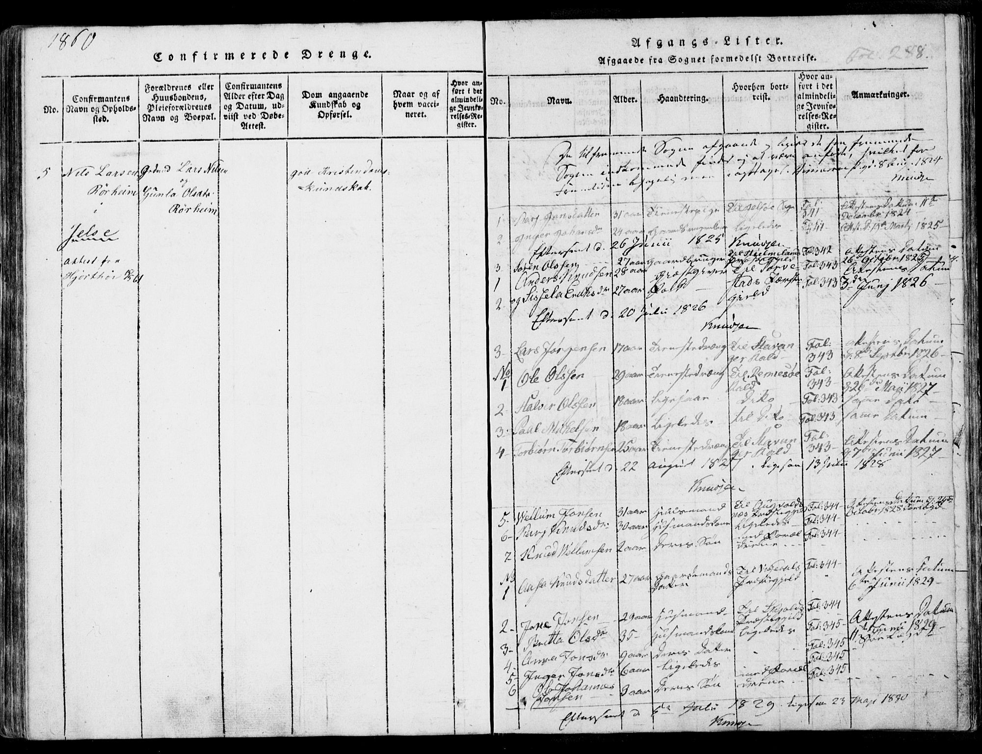 Nedstrand sokneprestkontor, AV/SAST-A-101841/01/IV: Parish register (official) no. A 7, 1816-1870, p. 288