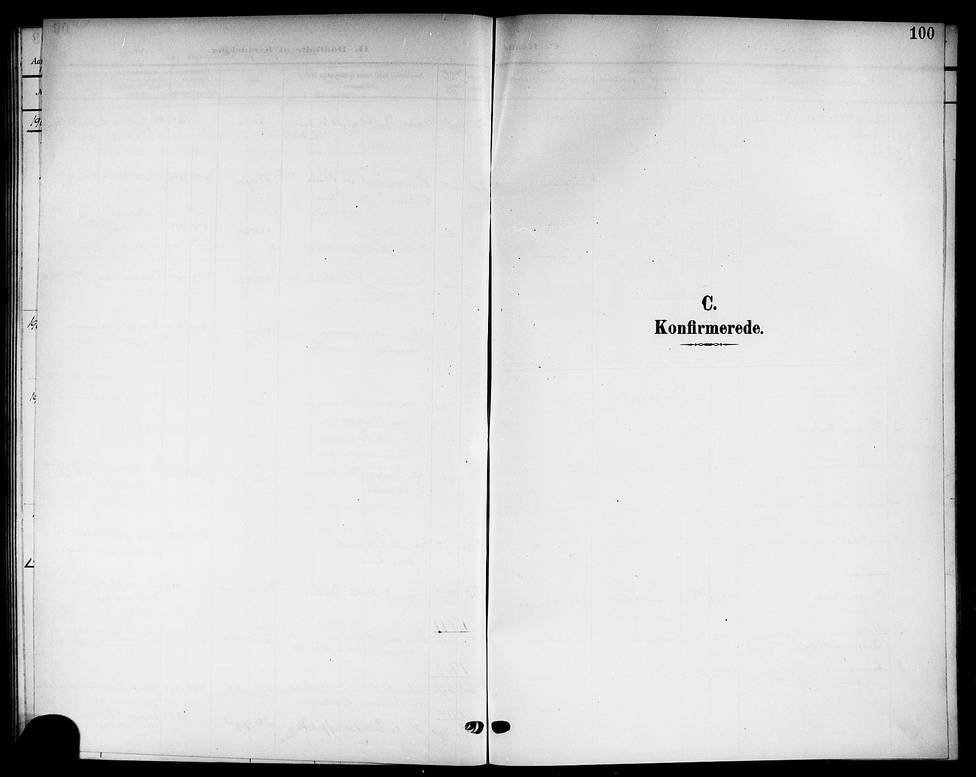 Solum kirkebøker, SAKO/A-306/G/Gb/L0005: Parish register (copy) no. II 5, 1905-1914, p. 100