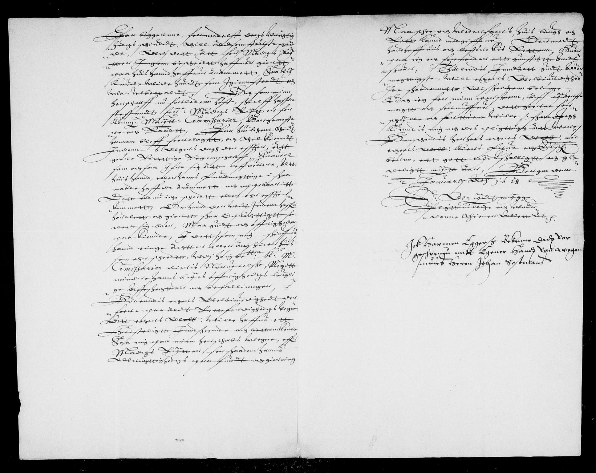 Danske Kanselli, Skapsaker, AV/RA-EA-4061/F/L0056: Skap 14, pakke 18B, litra AA-54, 1590-1722, p. 43