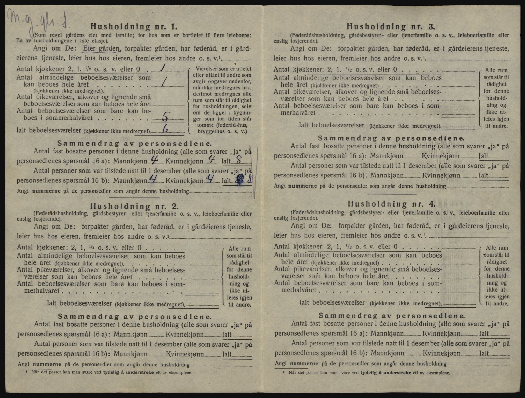 SATØ, 1920 census for Malangen, 1920, p. 49