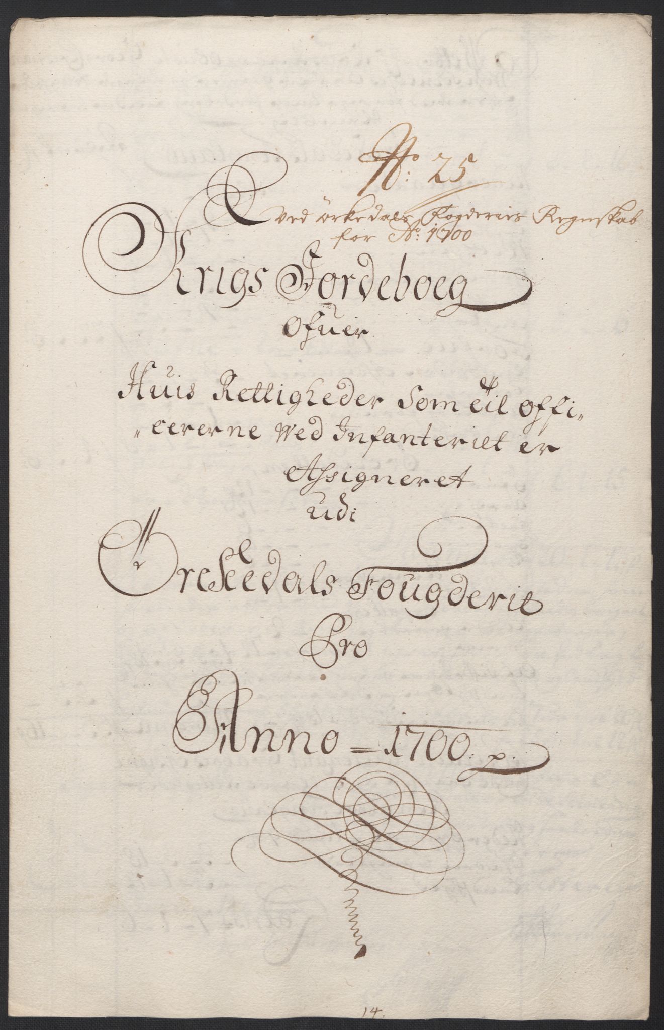 Rentekammeret inntil 1814, Reviderte regnskaper, Fogderegnskap, RA/EA-4092/R60/L3950: Fogderegnskap Orkdal og Gauldal, 1700, p. 210