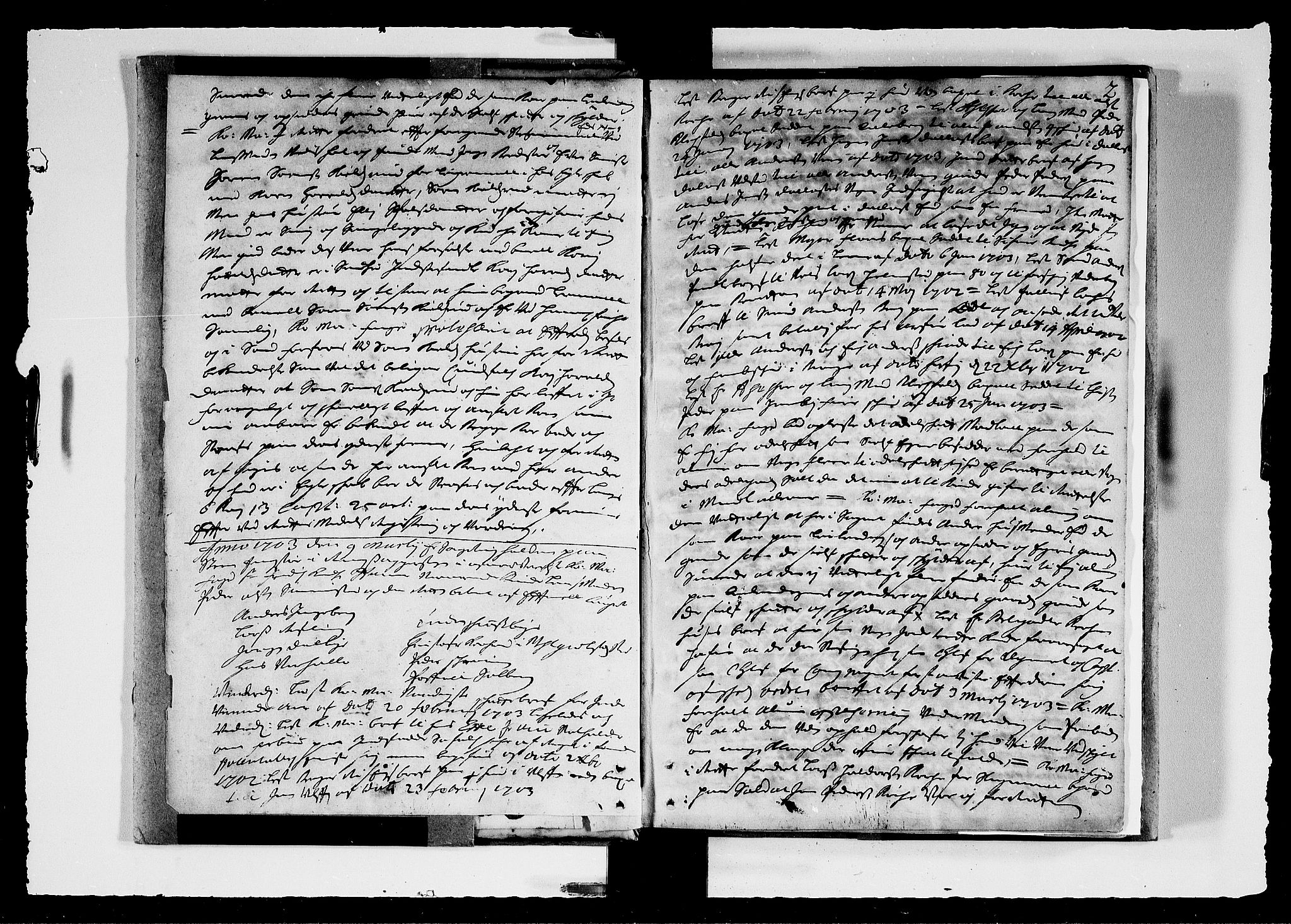 Hedemarken sorenskriveri, SAH/TING-034/G/Gb/L0029: Tingbok, 1703, p. 1b-2a