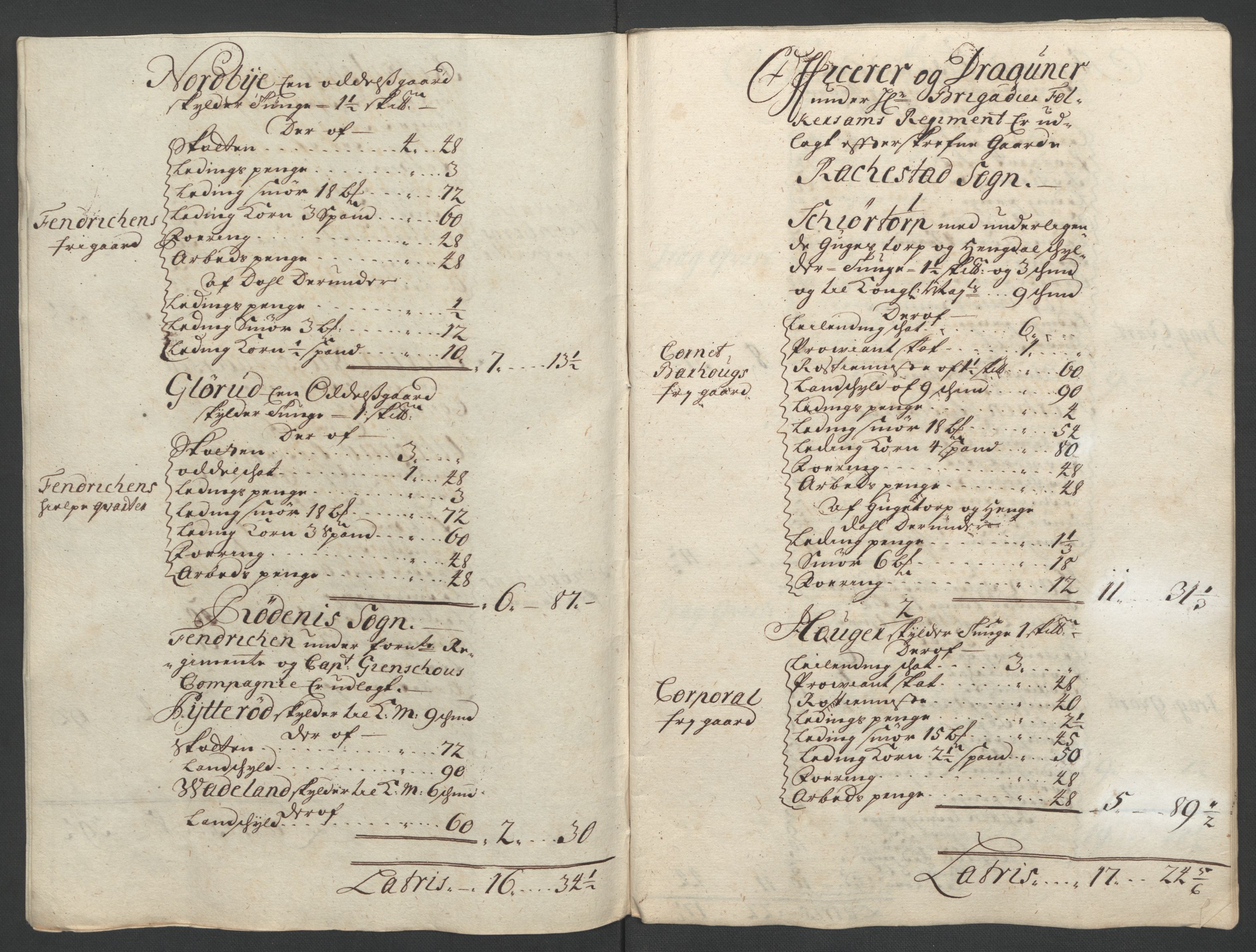 Rentekammeret inntil 1814, Reviderte regnskaper, Fogderegnskap, RA/EA-4092/R07/L0302: Fogderegnskap Rakkestad, Heggen og Frøland, 1710, p. 242