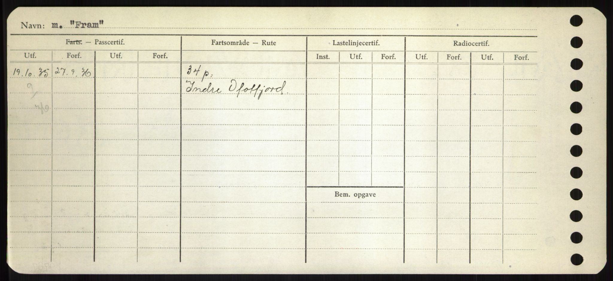 Sjøfartsdirektoratet med forløpere, Skipsmålingen, AV/RA-S-1627/H/Hd/L0011: Fartøy, Fla-Får, p. 274