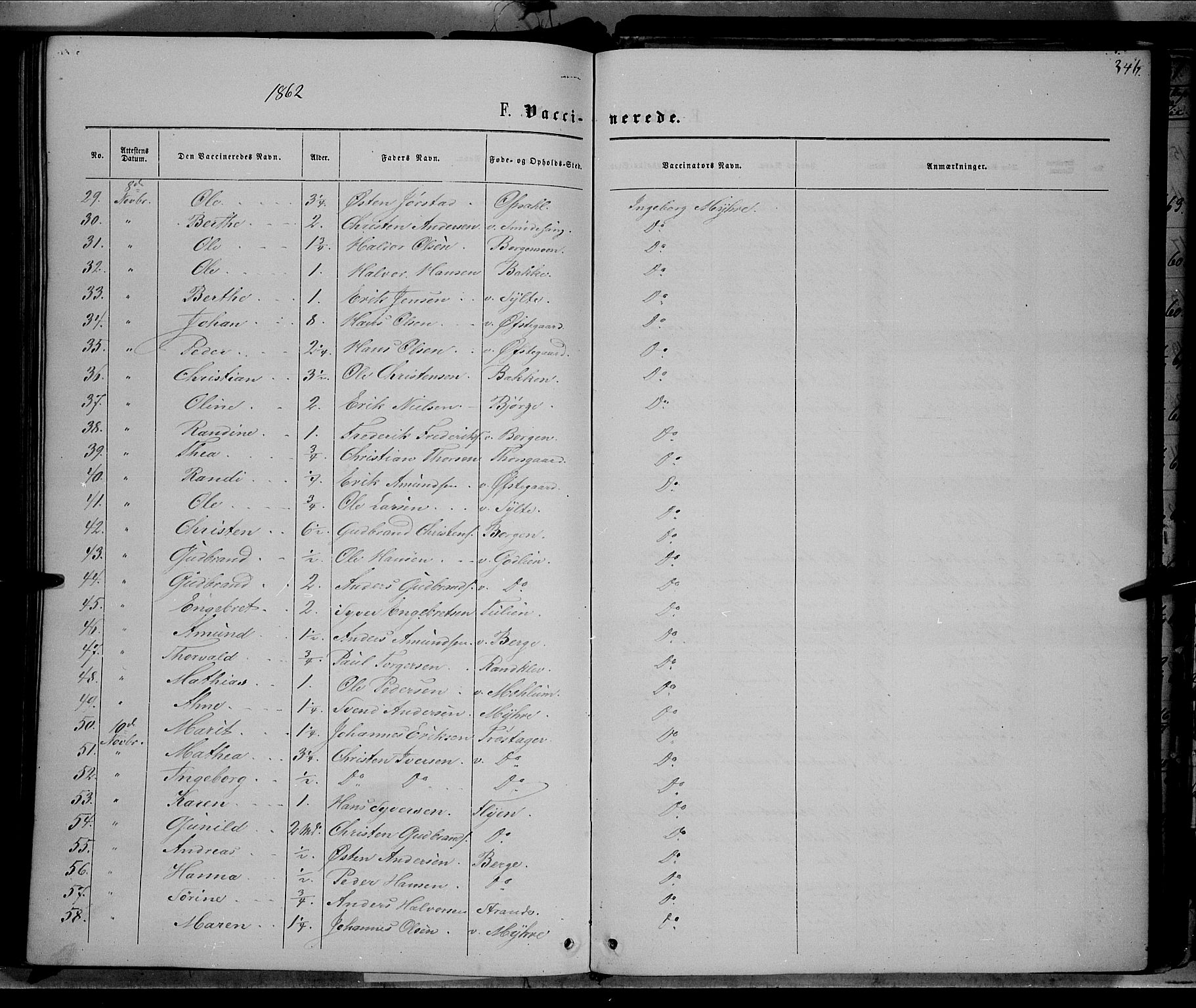 Ringebu prestekontor, SAH/PREST-082/H/Ha/Haa/L0007: Parish register (official) no. 7, 1860-1877, p. 346