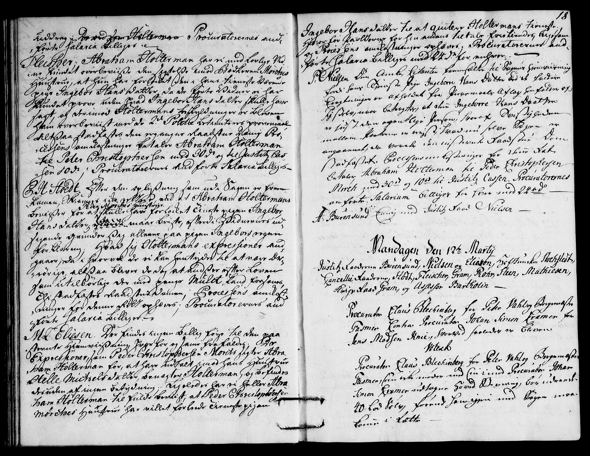 Overhoffretten 1667-1797, AV/RA-EA-2884/Ac/L0196: Voteringsprotokoll, 1759, p. 17b-18a