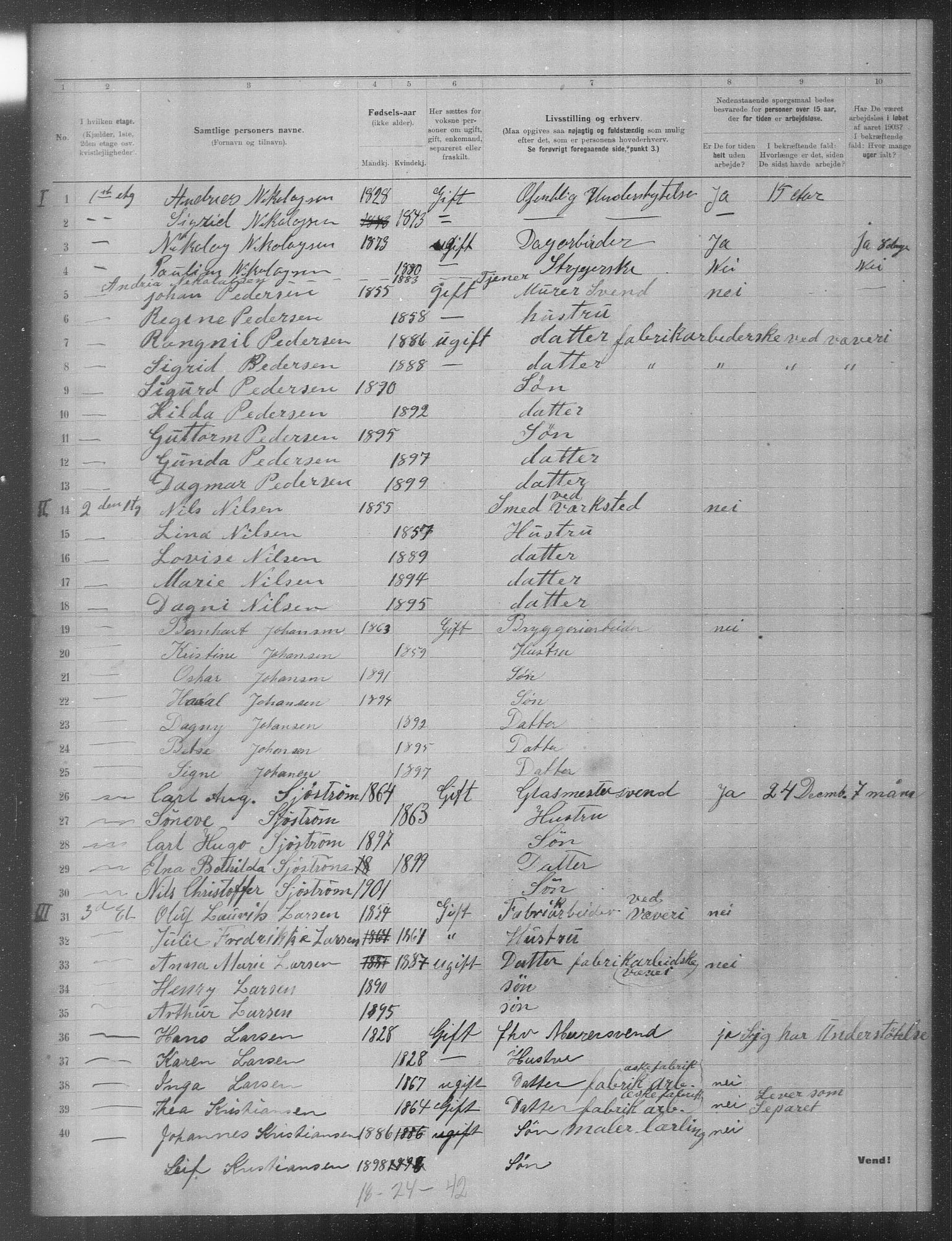 OBA, Municipal Census 1903 for Kristiania, 1903, p. 17280