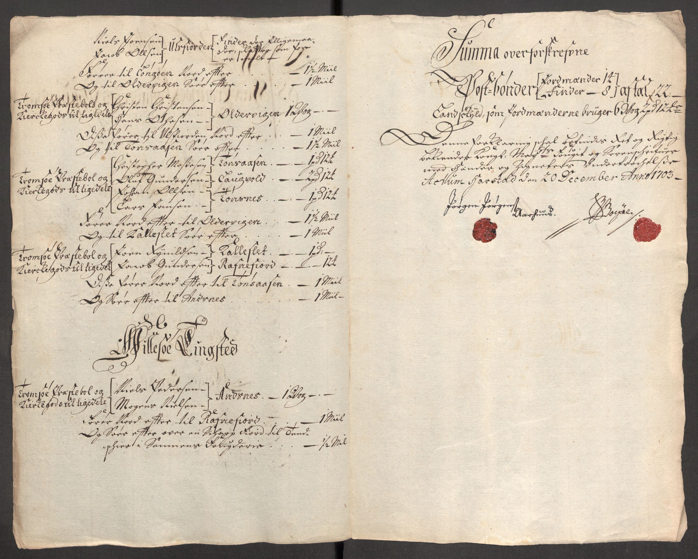 Rentekammeret inntil 1814, Reviderte regnskaper, Fogderegnskap, RA/EA-4092/R68/L4755: Fogderegnskap Senja og Troms, 1700-1704, p. 349