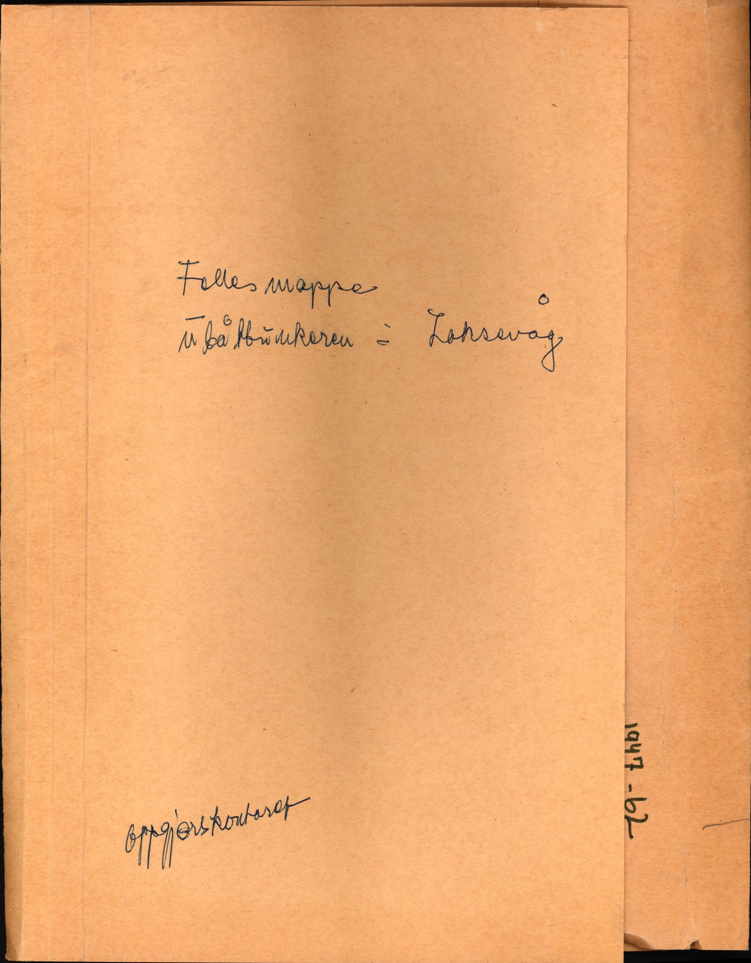 Forsvarsdepartementet, 10. kontor / Oppgjørskontoret, RA/RAFA-1225/D/Da/L0062: Laksevika batteri, Kristiansand; Laksevåg ubåtbunker, Bergen, 1940-1962, p. 1081