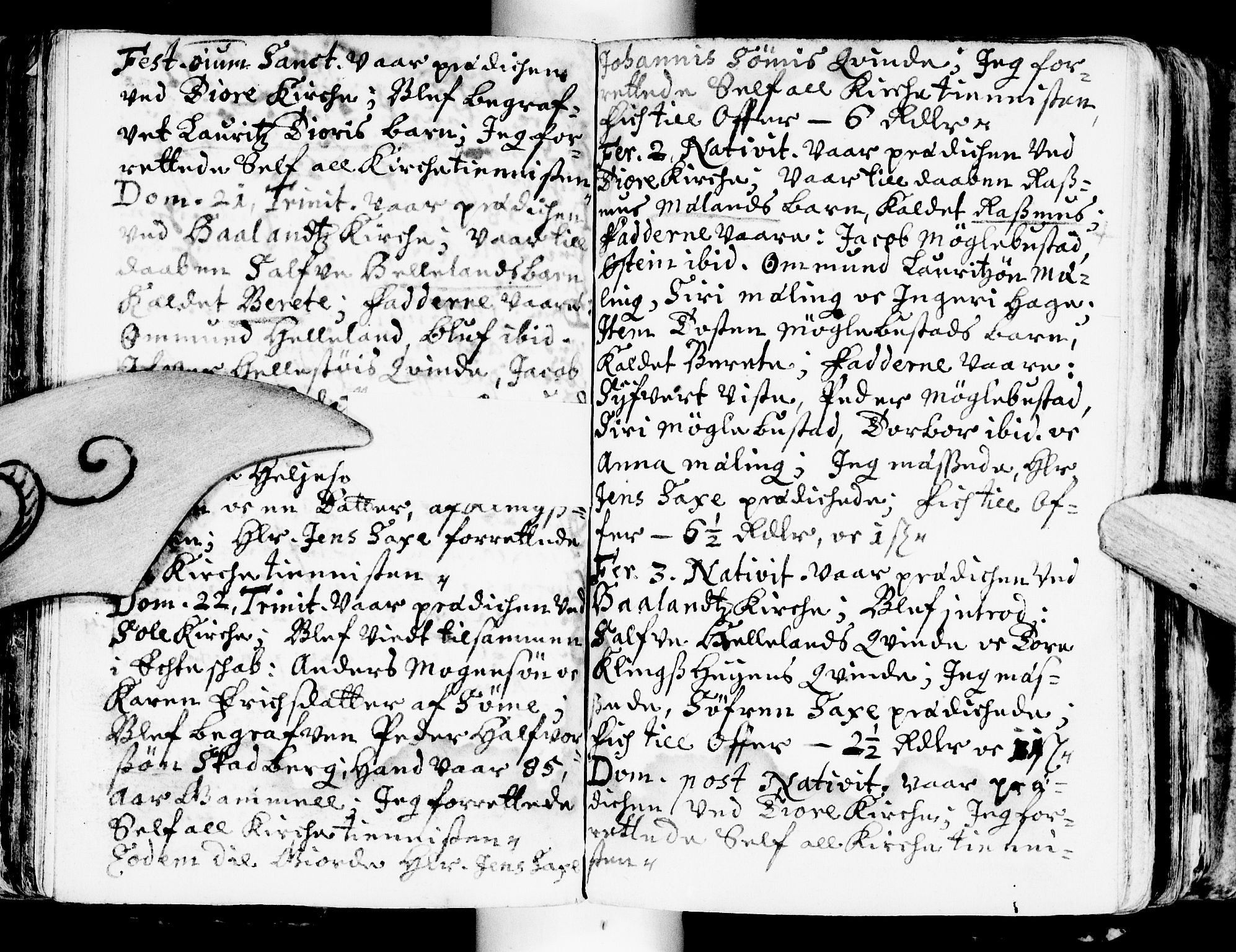 Håland sokneprestkontor, AV/SAST-A-101802/001/30BA/L0001: Parish register (official) no. A 1, 1671-1722