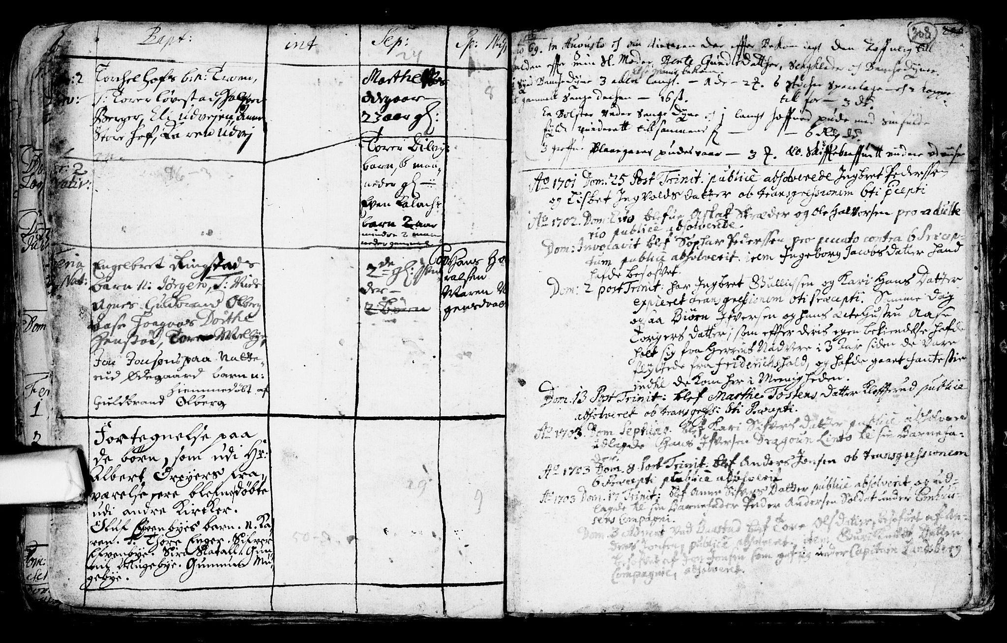 Trøgstad prestekontor Kirkebøker, SAO/A-10925/F/Fa/L0001: Parish register (official) no. I 1, 1645-1707, p. 308