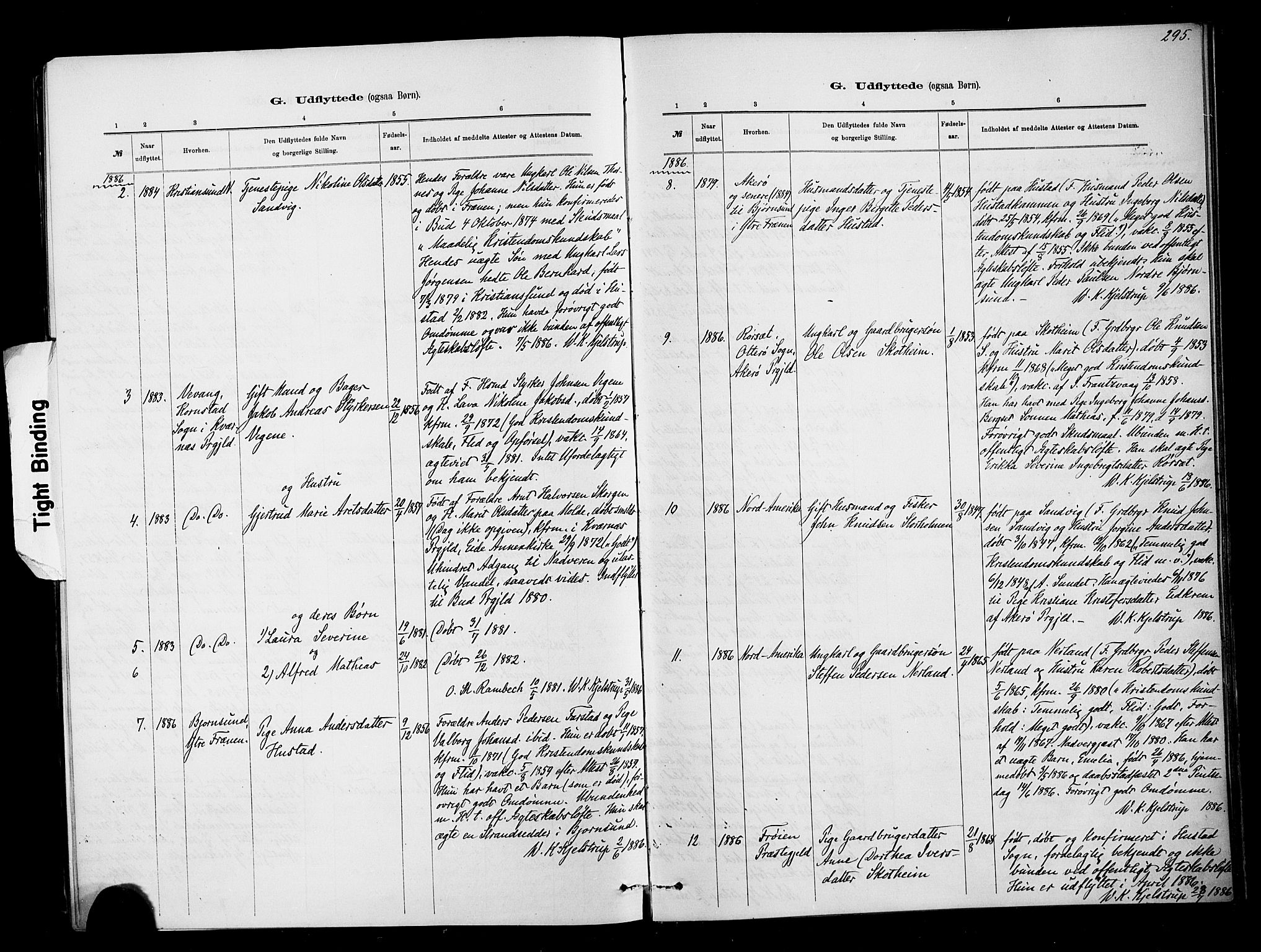 Ministerialprotokoller, klokkerbøker og fødselsregistre - Møre og Romsdal, AV/SAT-A-1454/567/L0778: Parish register (official) no. 567A01, 1881-1903, p. 295