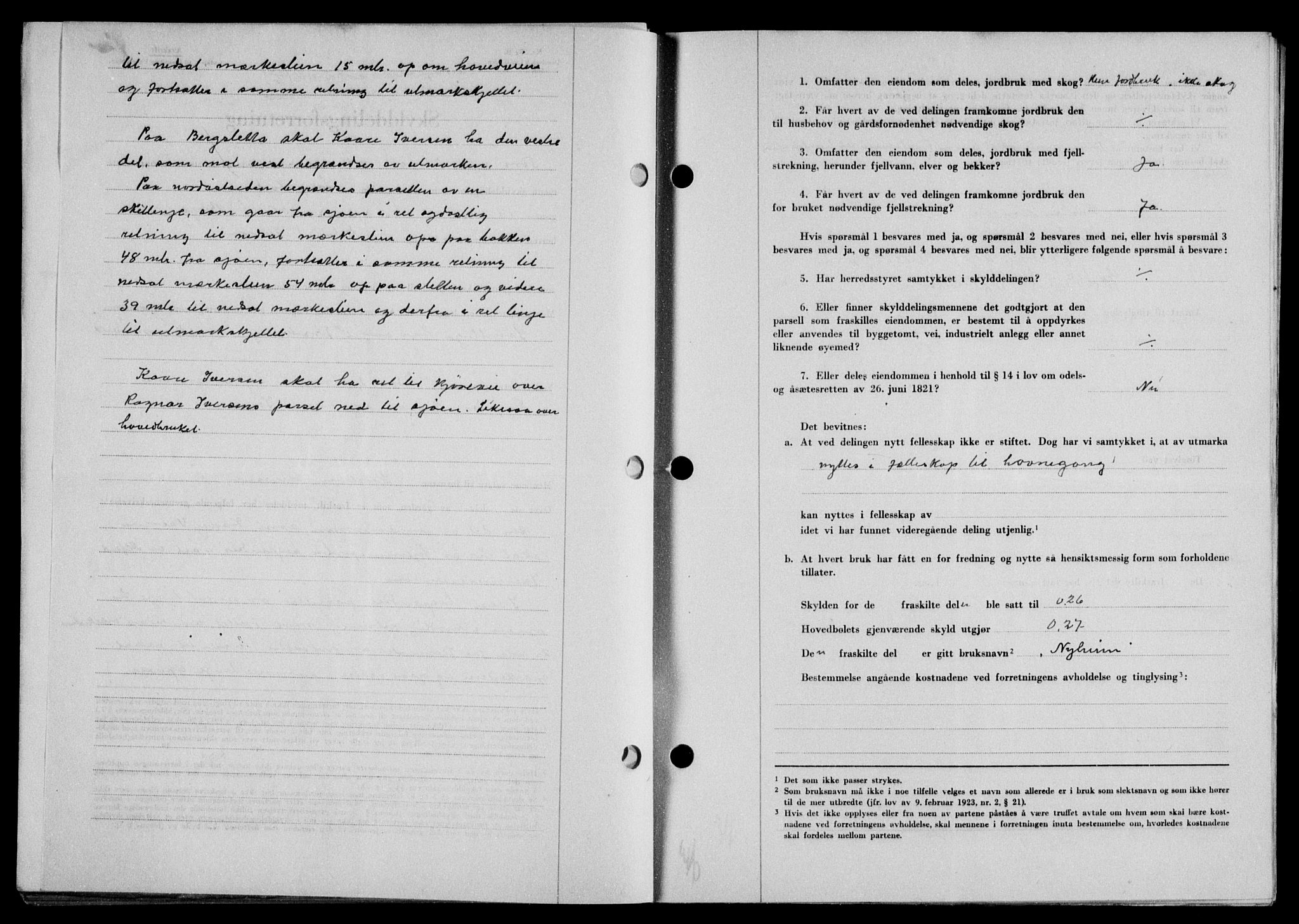 Lofoten sorenskriveri, SAT/A-0017/1/2/2C/L0014a: Mortgage book no. 14a, 1946-1946, Diary no: : 682/1946