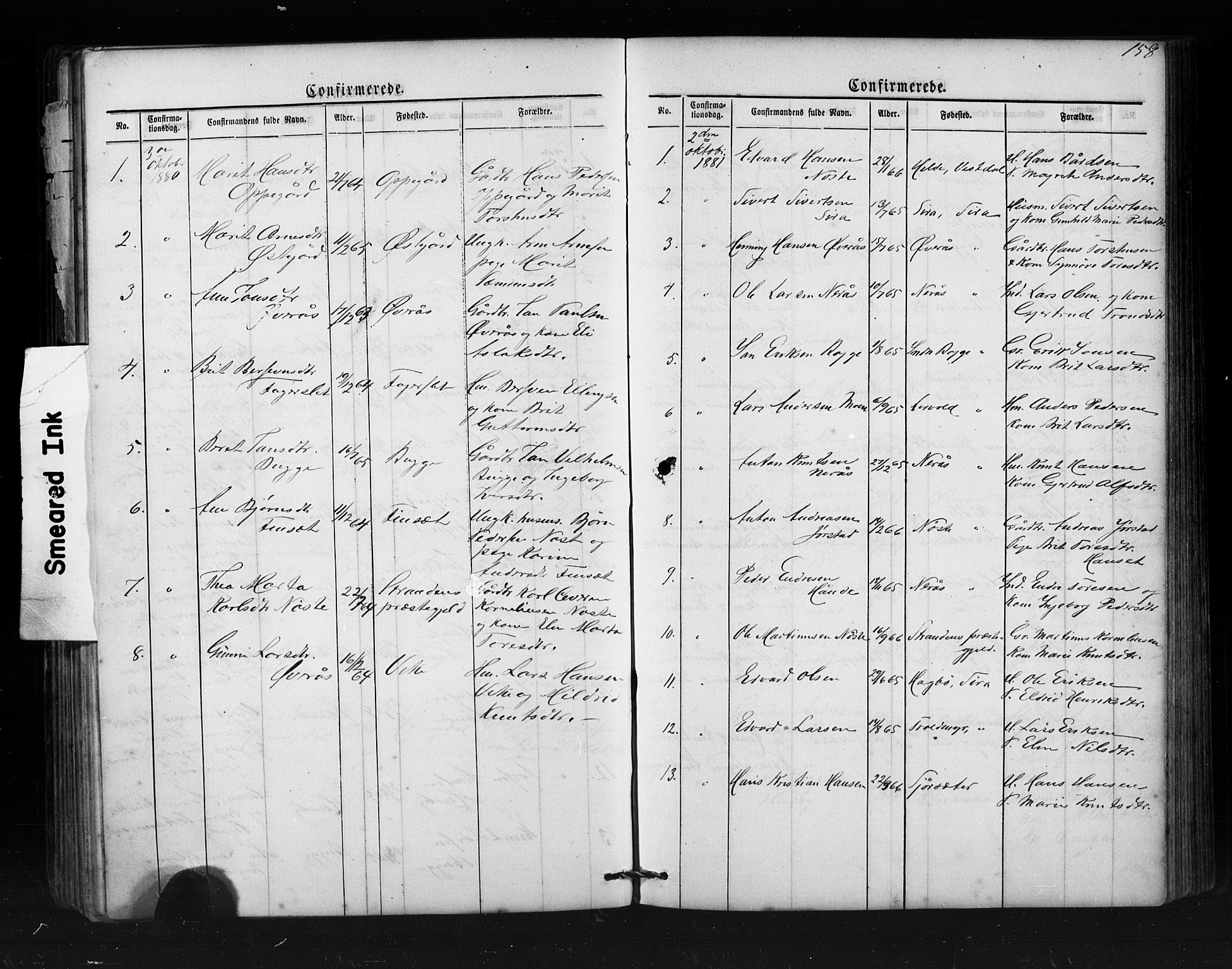 Ministerialprotokoller, klokkerbøker og fødselsregistre - Møre og Romsdal, AV/SAT-A-1454/552/L0638: Parish register (copy) no. 552C01, 1867-1902, p. 158