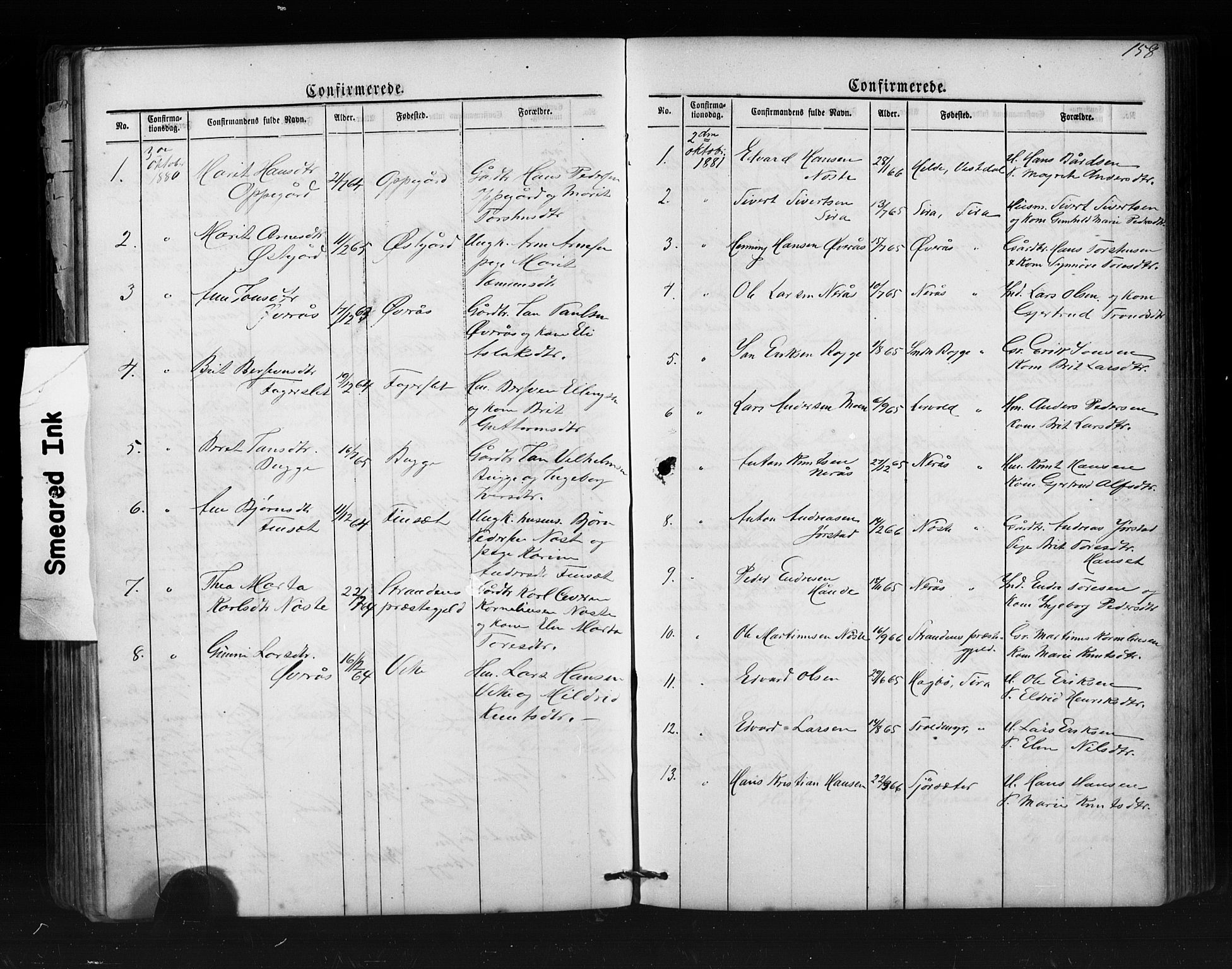 Ministerialprotokoller, klokkerbøker og fødselsregistre - Møre og Romsdal, AV/SAT-A-1454/552/L0638: Parish register (copy) no. 552C01, 1867-1902, p. 158