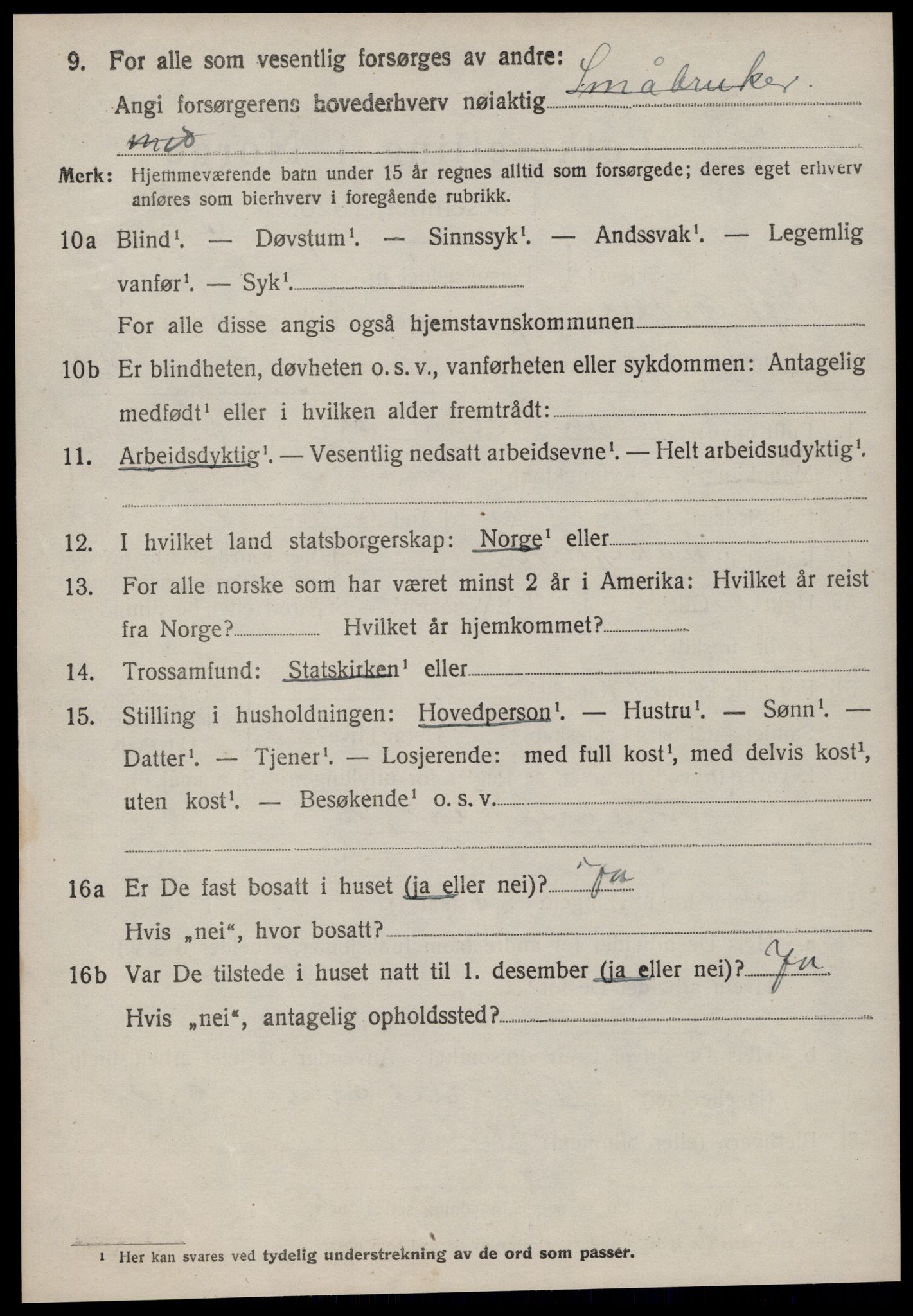 SAT, 1920 census for Sykkylven, 1920, p. 4744