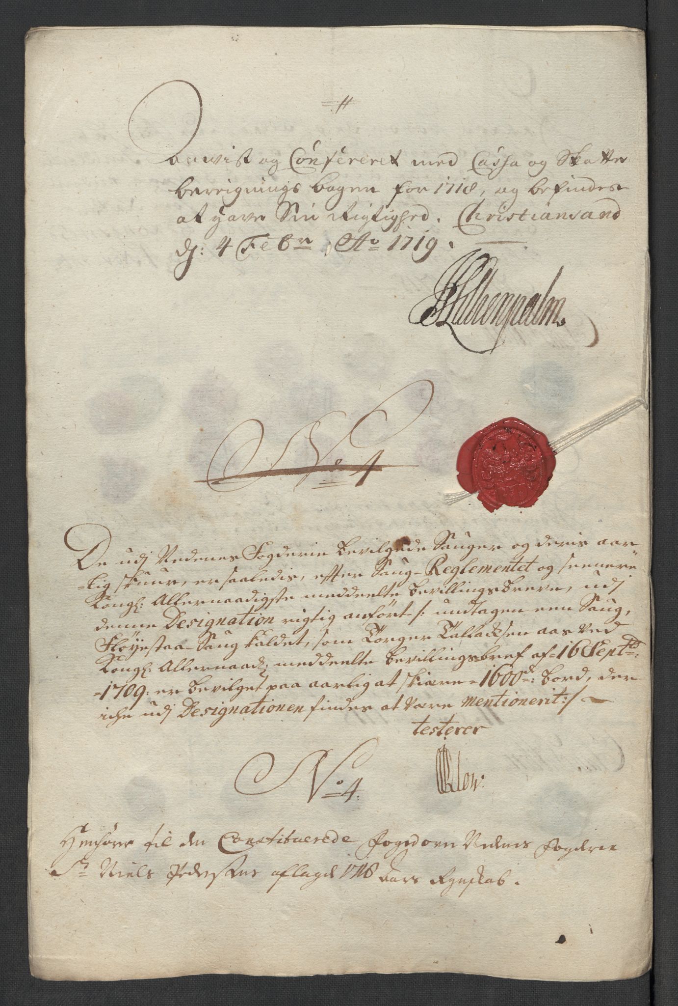 Rentekammeret inntil 1814, Reviderte regnskaper, Fogderegnskap, AV/RA-EA-4092/R39/L2327: Fogderegnskap Nedenes, 1718, p. 144