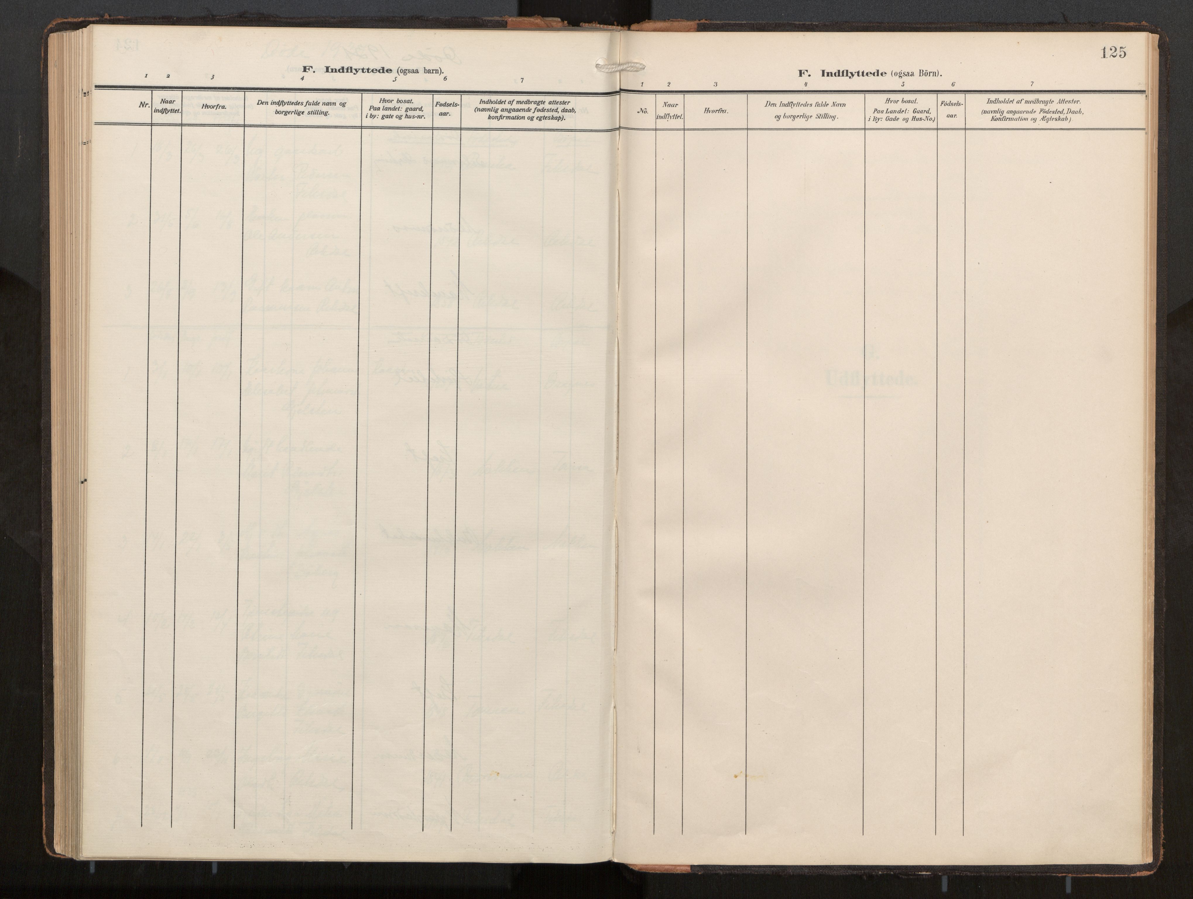 Ministerialprotokoller, klokkerbøker og fødselsregistre - Møre og Romsdal, AV/SAT-A-1454/540/L0540b: Parish register (official) no. 540A03, 1909-1932, p. 125