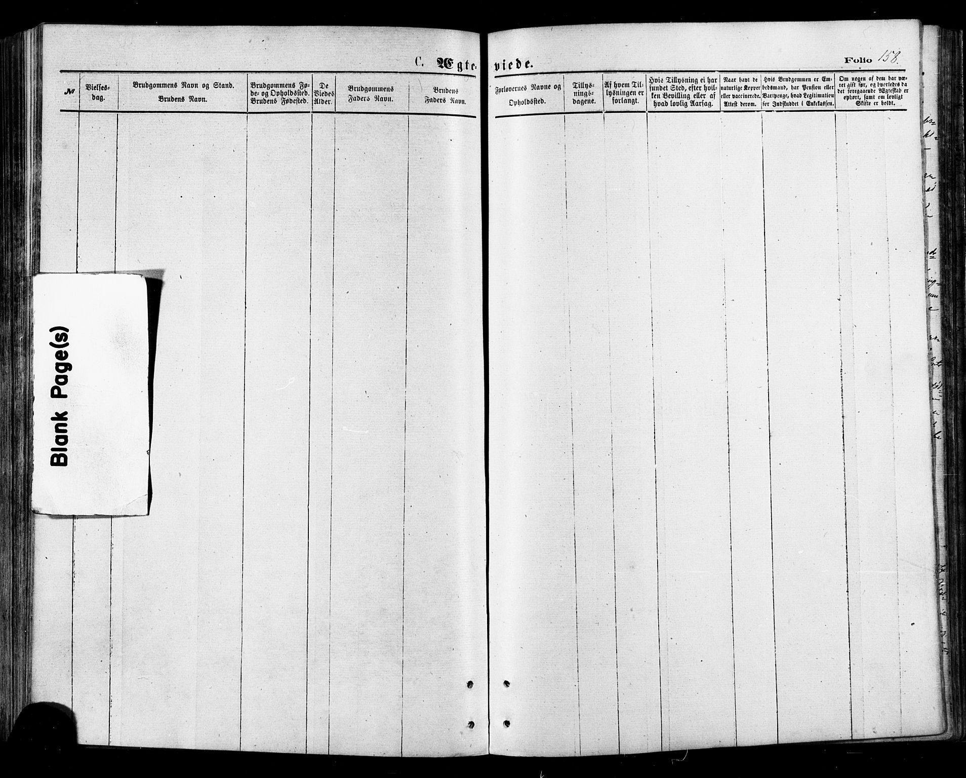 Ministerialprotokoller, klokkerbøker og fødselsregistre - Nordland, AV/SAT-A-1459/895/L1370: Parish register (official) no. 895A05, 1873-1884, p. 158