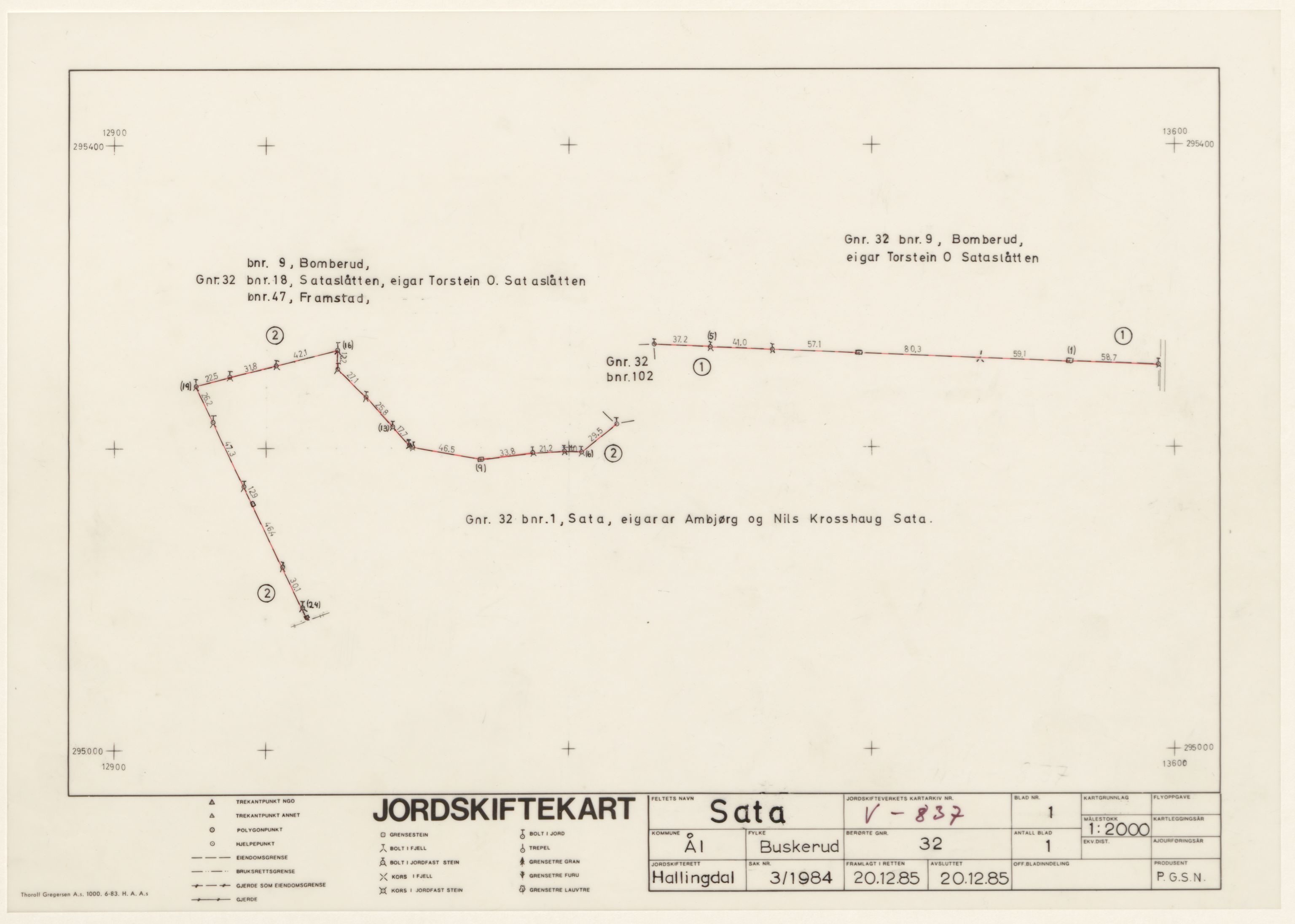 Jordskifteverkets kartarkiv, RA/S-3929/T, 1859-1988, p. 1153