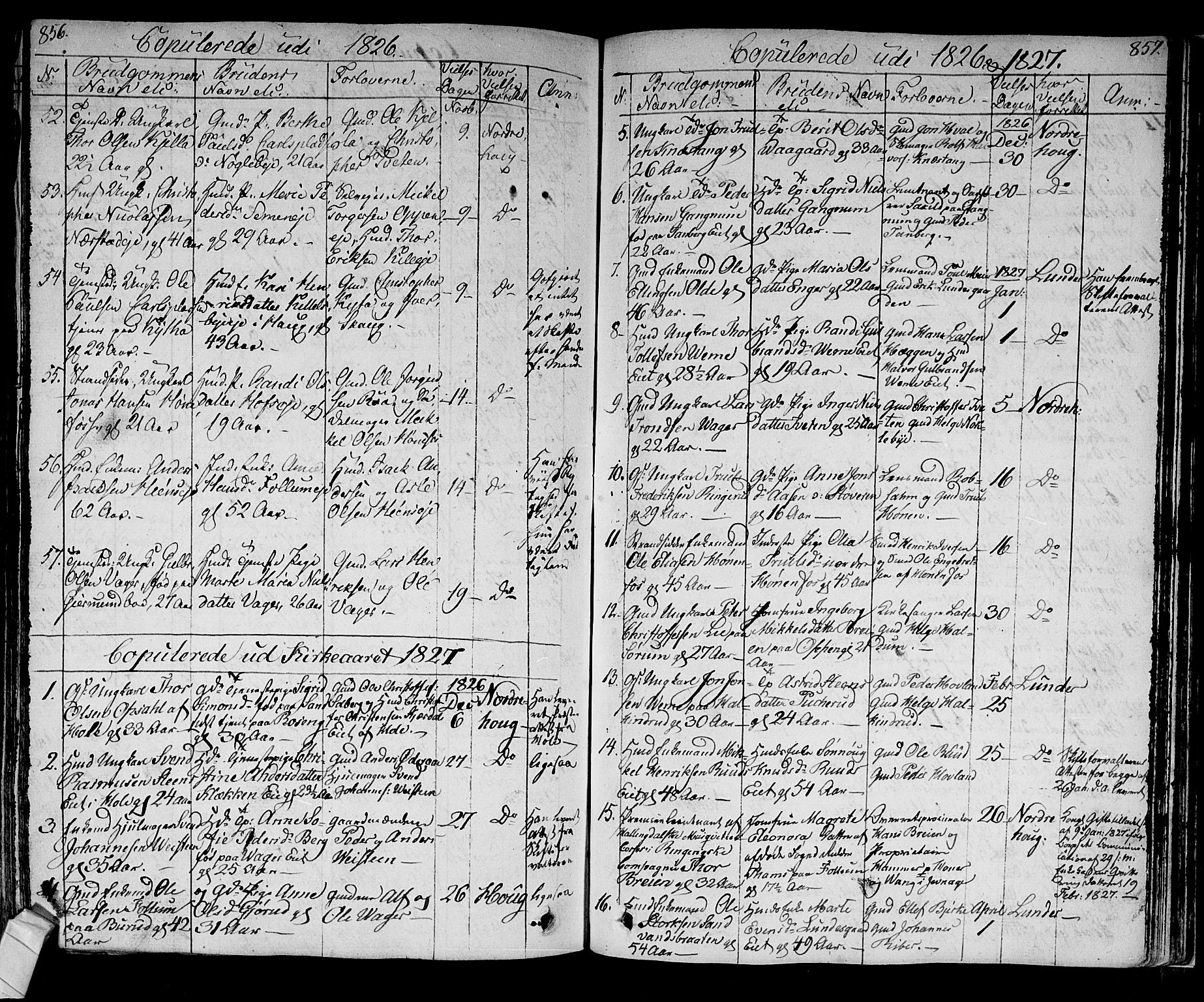 Norderhov kirkebøker, SAKO/A-237/F/Fa/L0009: Parish register (official) no. 9, 1819-1837, p. 856-857