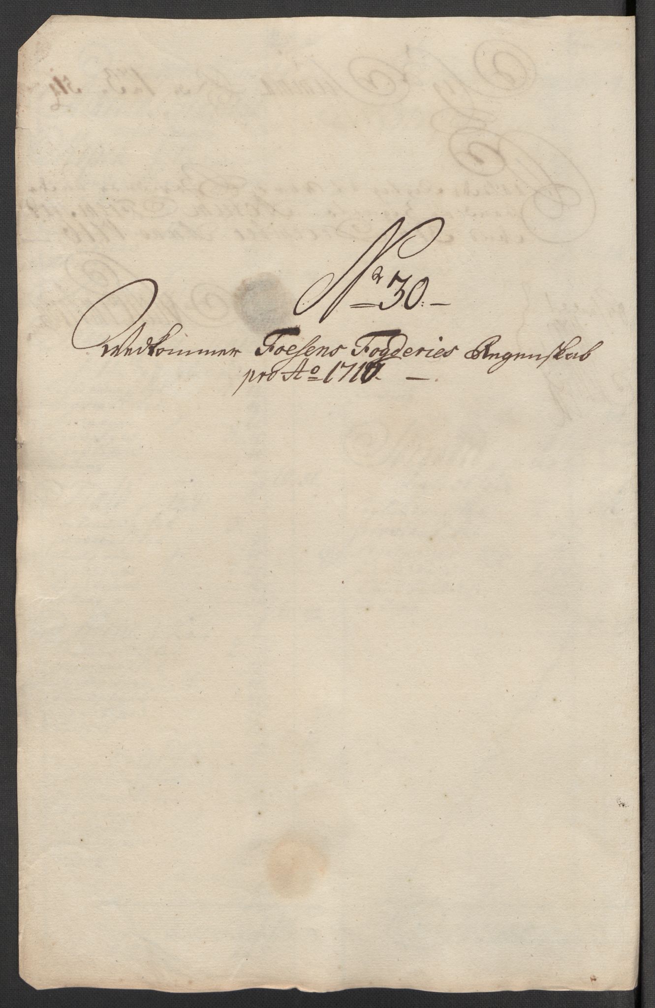 Rentekammeret inntil 1814, Reviderte regnskaper, Fogderegnskap, AV/RA-EA-4092/R57/L3864: Fogderegnskap Fosen, 1716, p. 206