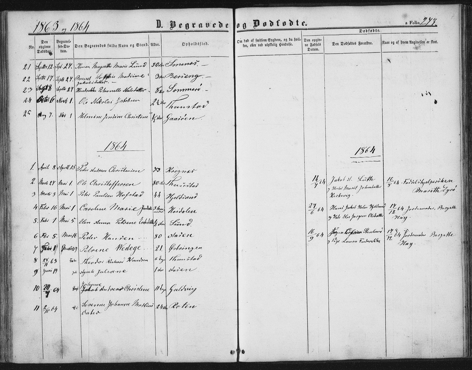 Ministerialprotokoller, klokkerbøker og fødselsregistre - Nordland, AV/SAT-A-1459/893/L1333: Parish register (official) no. 893A06, 1858-1866, p. 243