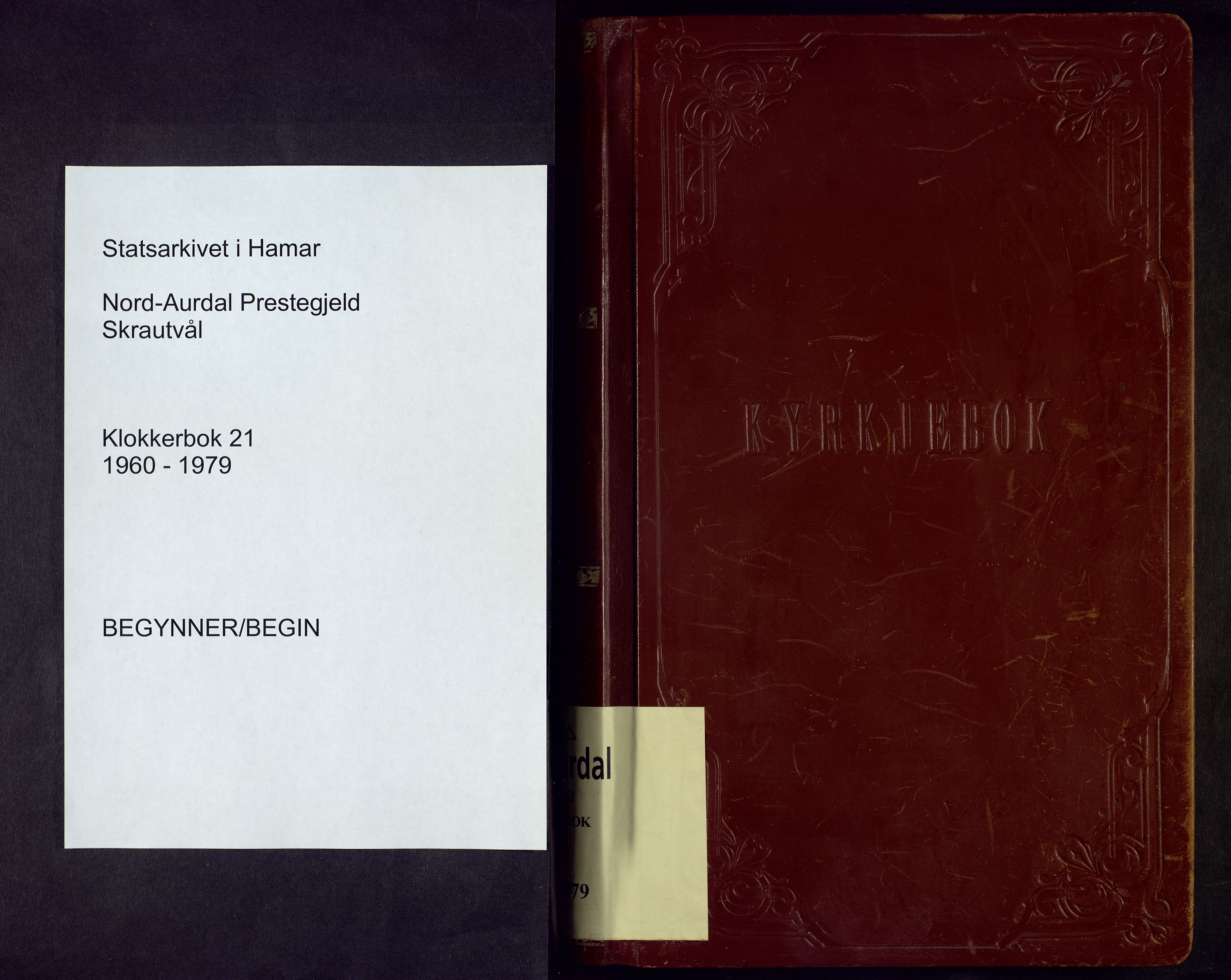 Nord-Aurdal prestekontor, AV/SAH-PREST-132/H/Ha/Hab/L0021: Parish register (copy) no. 21, 1960-1979