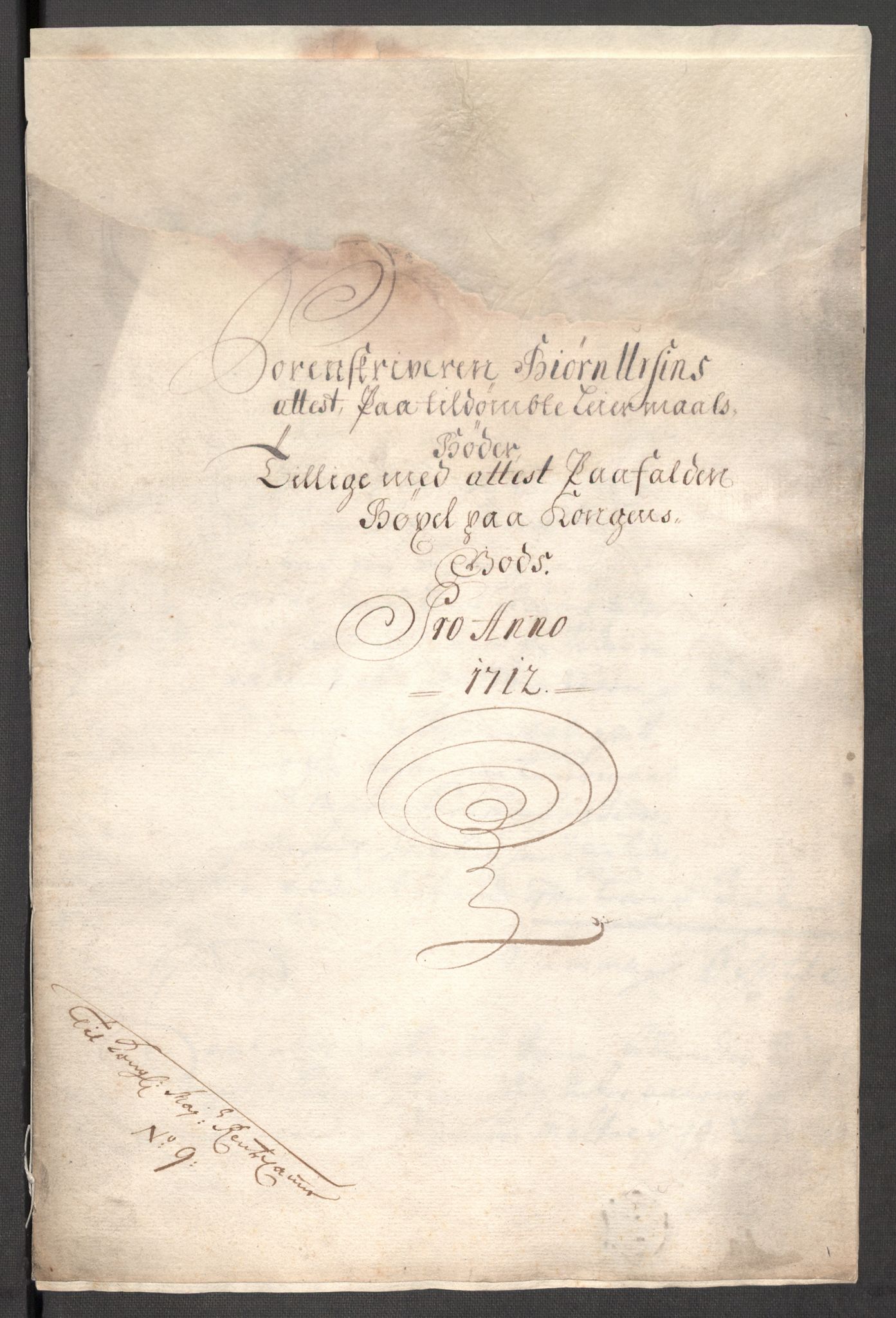 Rentekammeret inntil 1814, Reviderte regnskaper, Fogderegnskap, AV/RA-EA-4092/R67/L4679: Fogderegnskap Vesterålen, Andenes og Lofoten, 1711-1713, p. 37