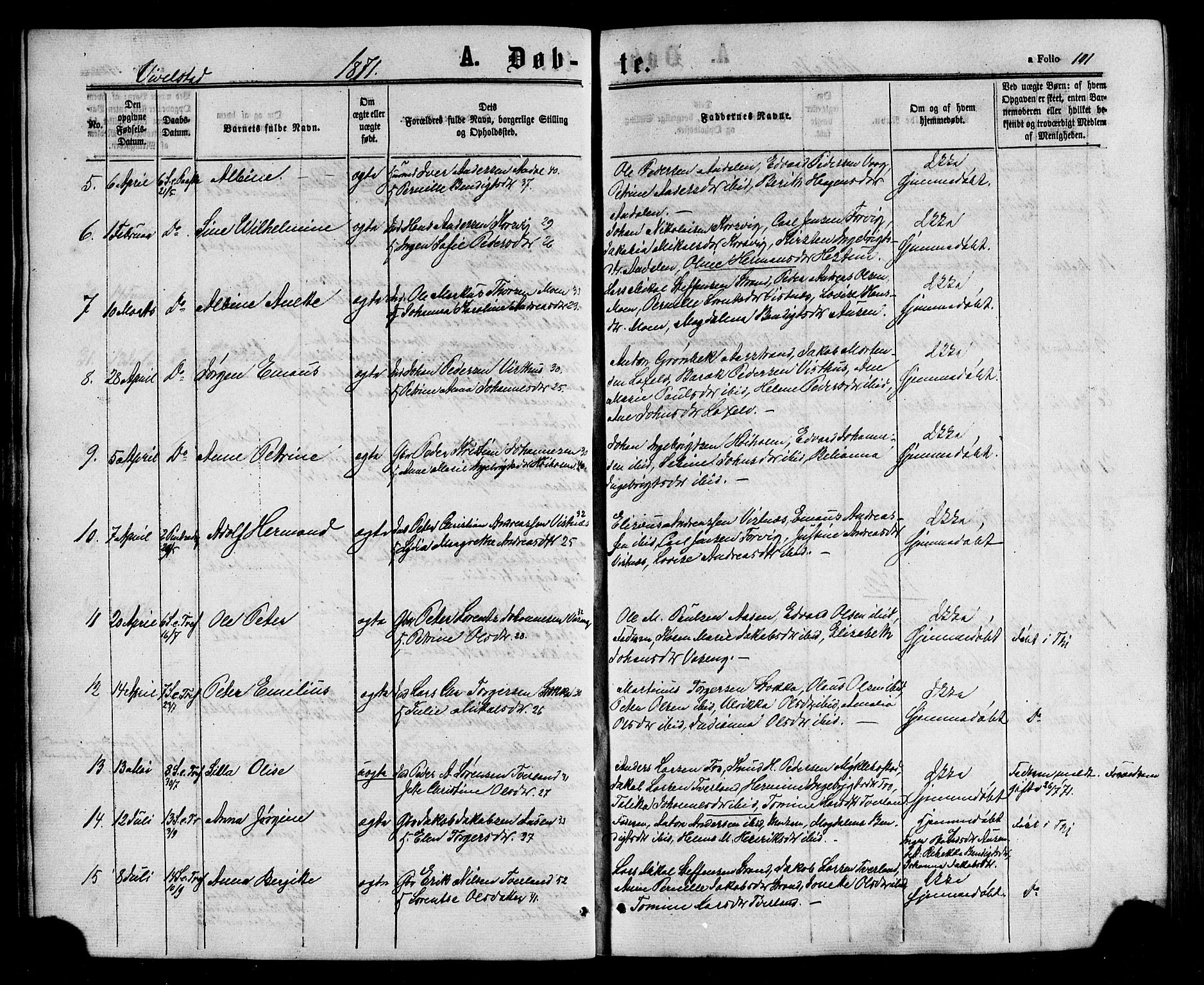 Ministerialprotokoller, klokkerbøker og fødselsregistre - Nordland, AV/SAT-A-1459/817/L0262: Parish register (official) no. 817A03 /2, 1867-1877, p. 101