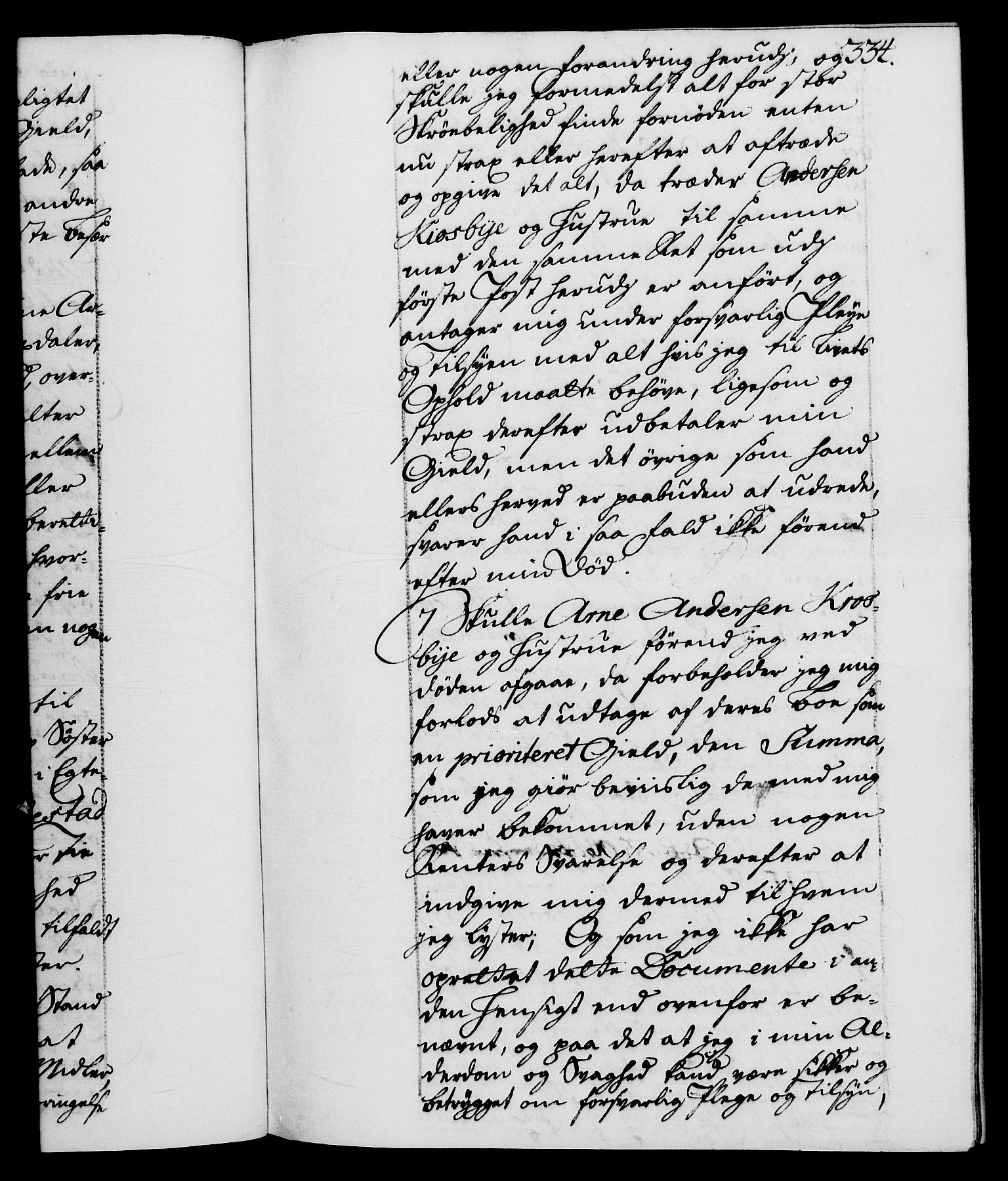 Danske Kanselli 1572-1799, RA/EA-3023/F/Fc/Fca/Fcaa/L0046: Norske registre, 1773-1775, p. 334a