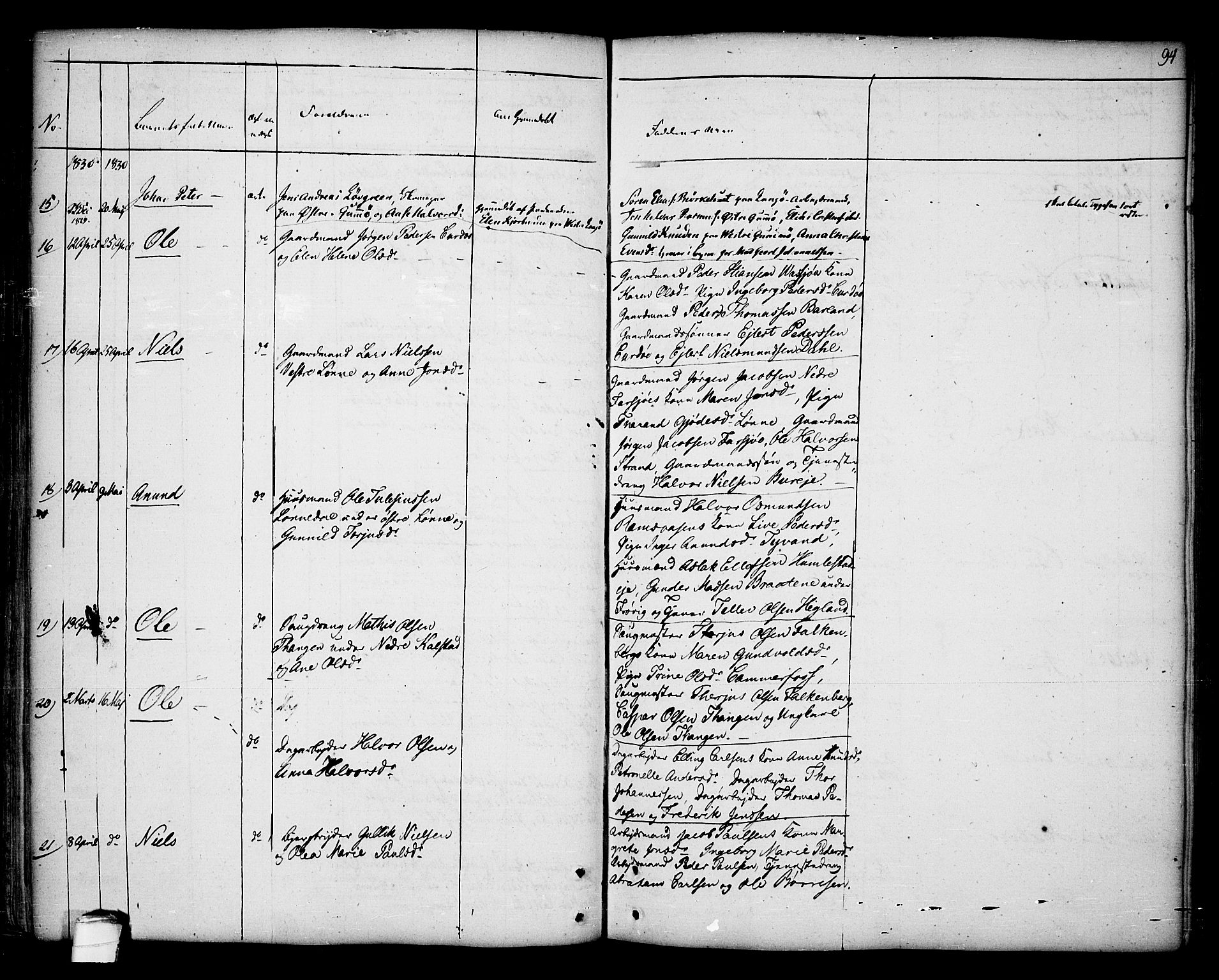 Kragerø kirkebøker, AV/SAKO-A-278/F/Fa/L0002: Parish register (official) no. 2, 1767-1802, p. 94