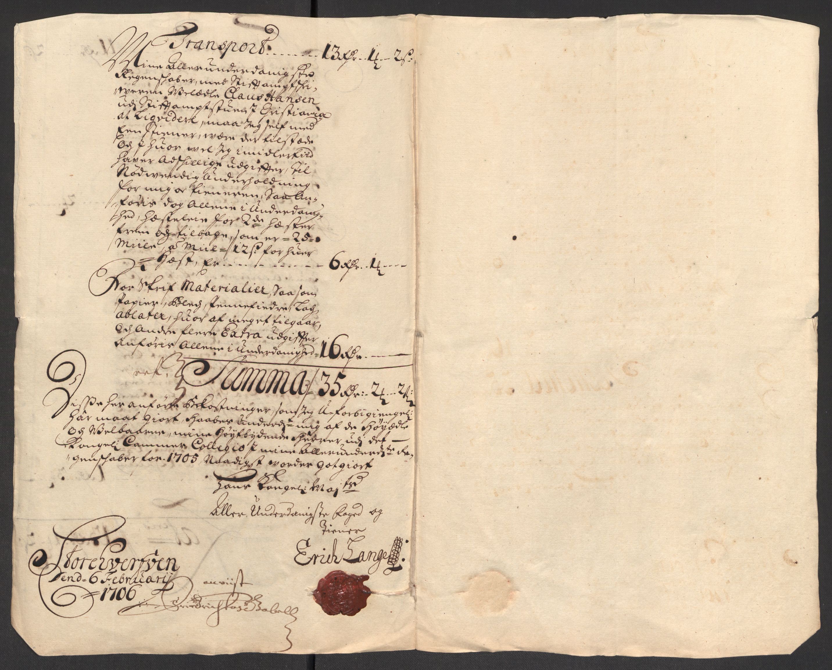 Rentekammeret inntil 1814, Reviderte regnskaper, Fogderegnskap, AV/RA-EA-4092/R16/L1042: Fogderegnskap Hedmark, 1705, p. 161