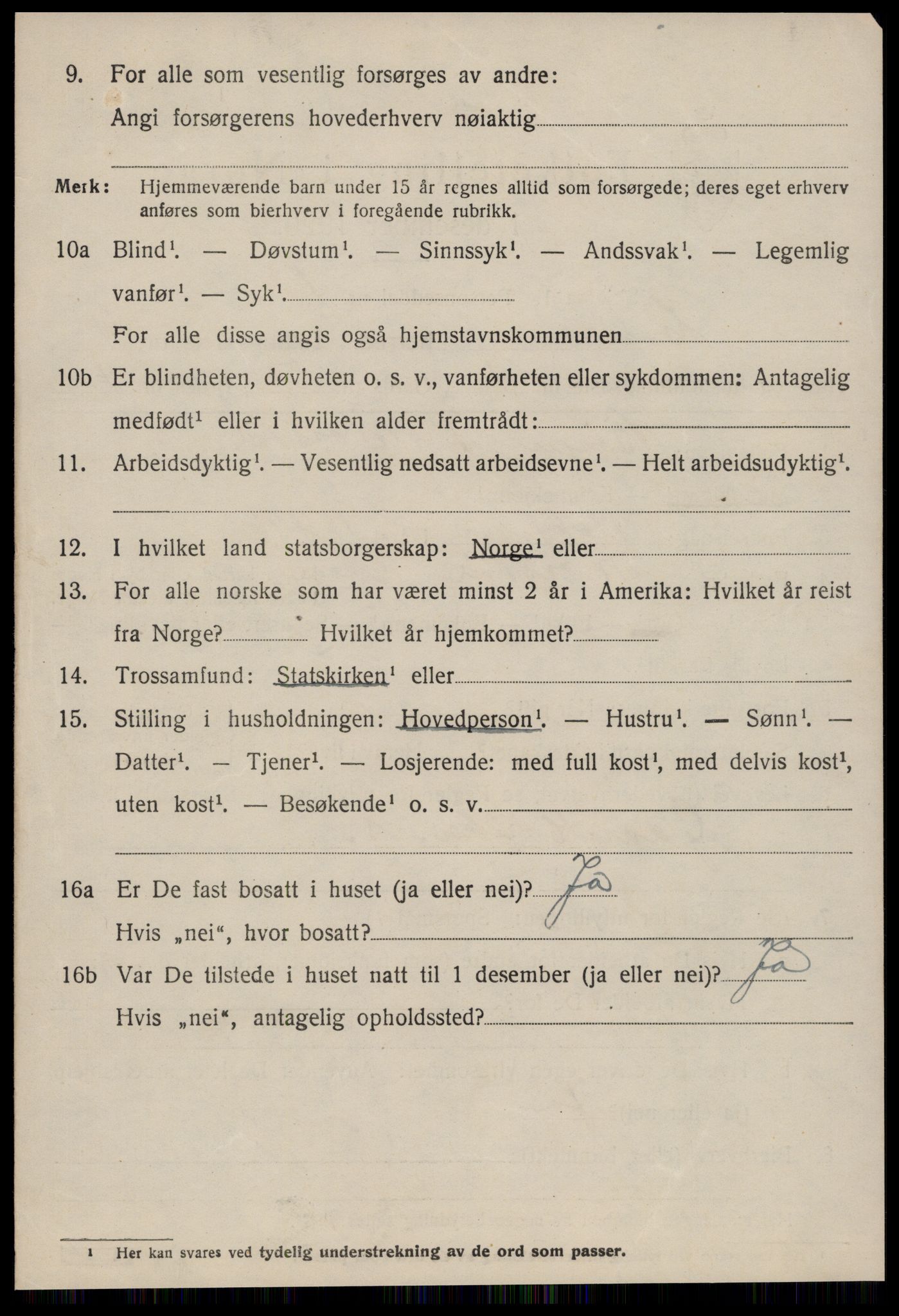 SAT, 1920 census for Hen, 1920, p. 1885