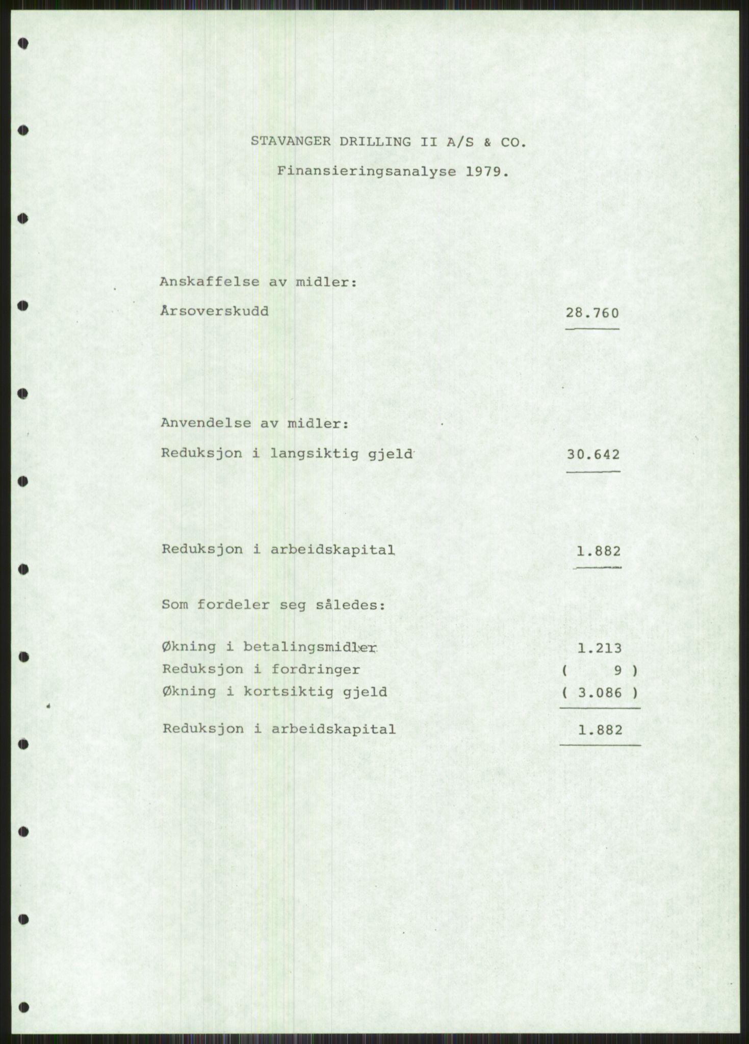 Pa 1503 - Stavanger Drilling AS, AV/SAST-A-101906/A/Ac/L0002: Årsberetninger, 1979-1982, p. 20