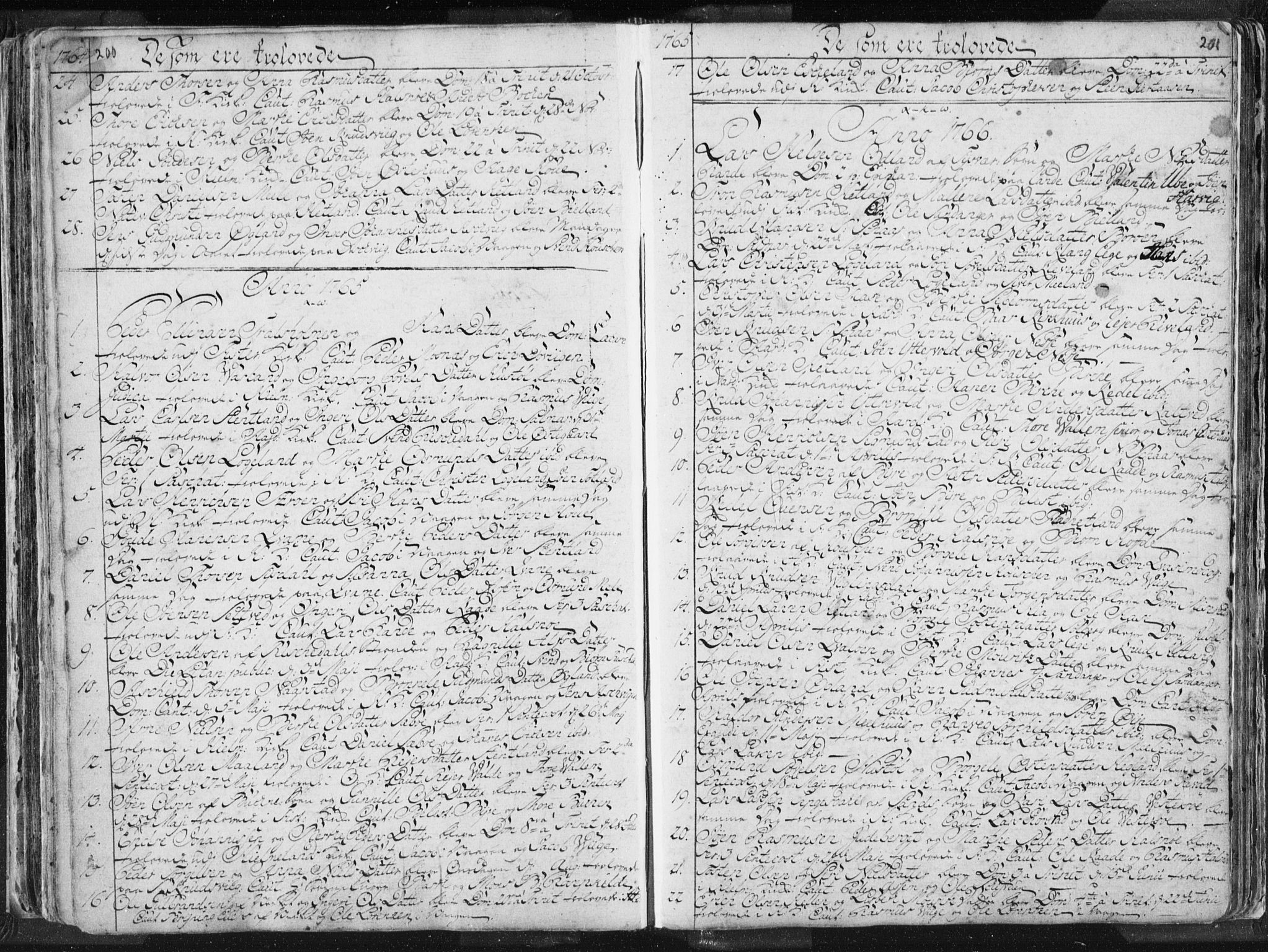 Hjelmeland sokneprestkontor, AV/SAST-A-101843/01/IV/L0001: Parish register (official) no. A 1, 1760-1799, p. 200-201