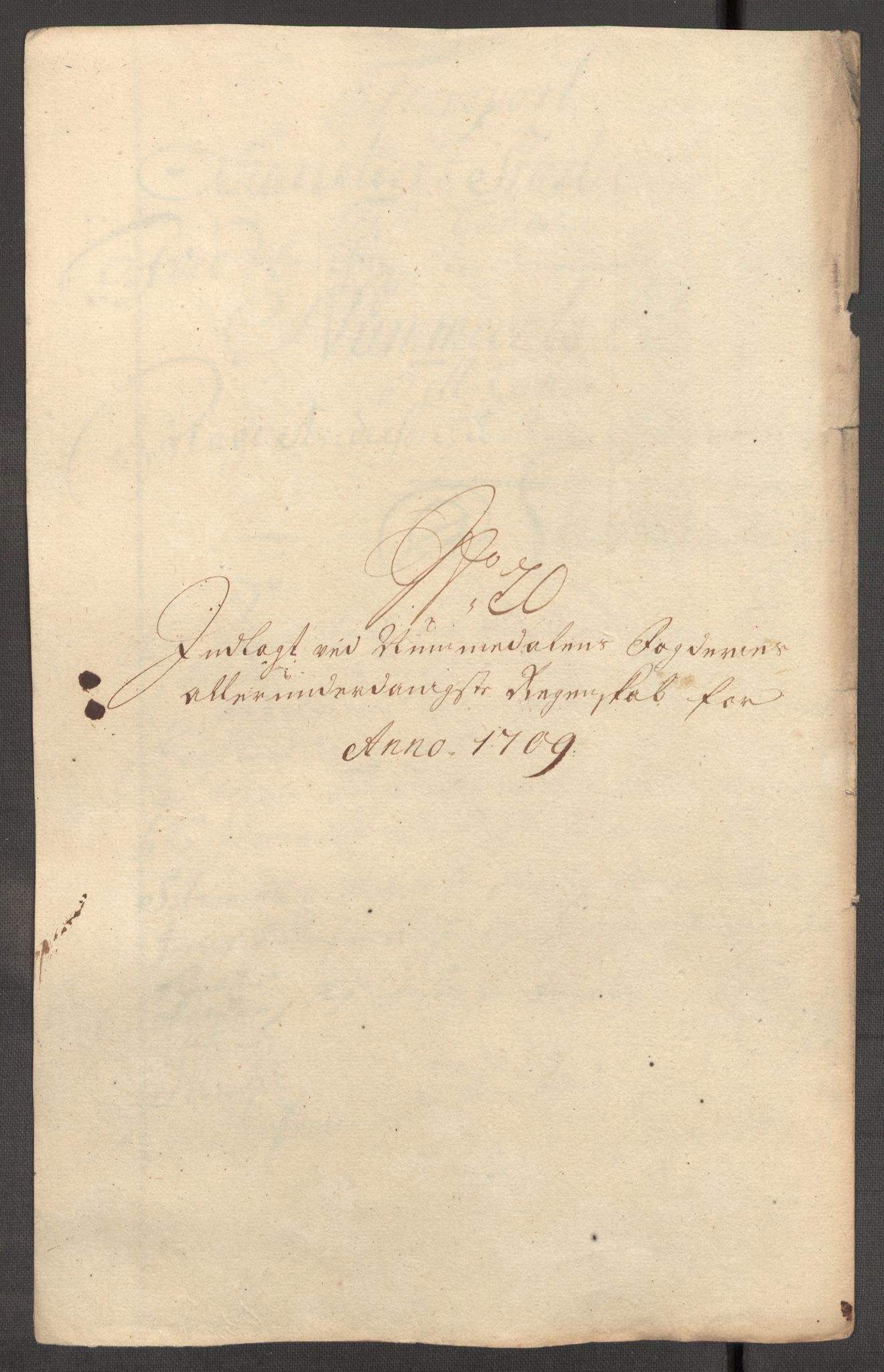 Rentekammeret inntil 1814, Reviderte regnskaper, Fogderegnskap, AV/RA-EA-4092/R64/L4431: Fogderegnskap Namdal, 1709-1710, p. 167