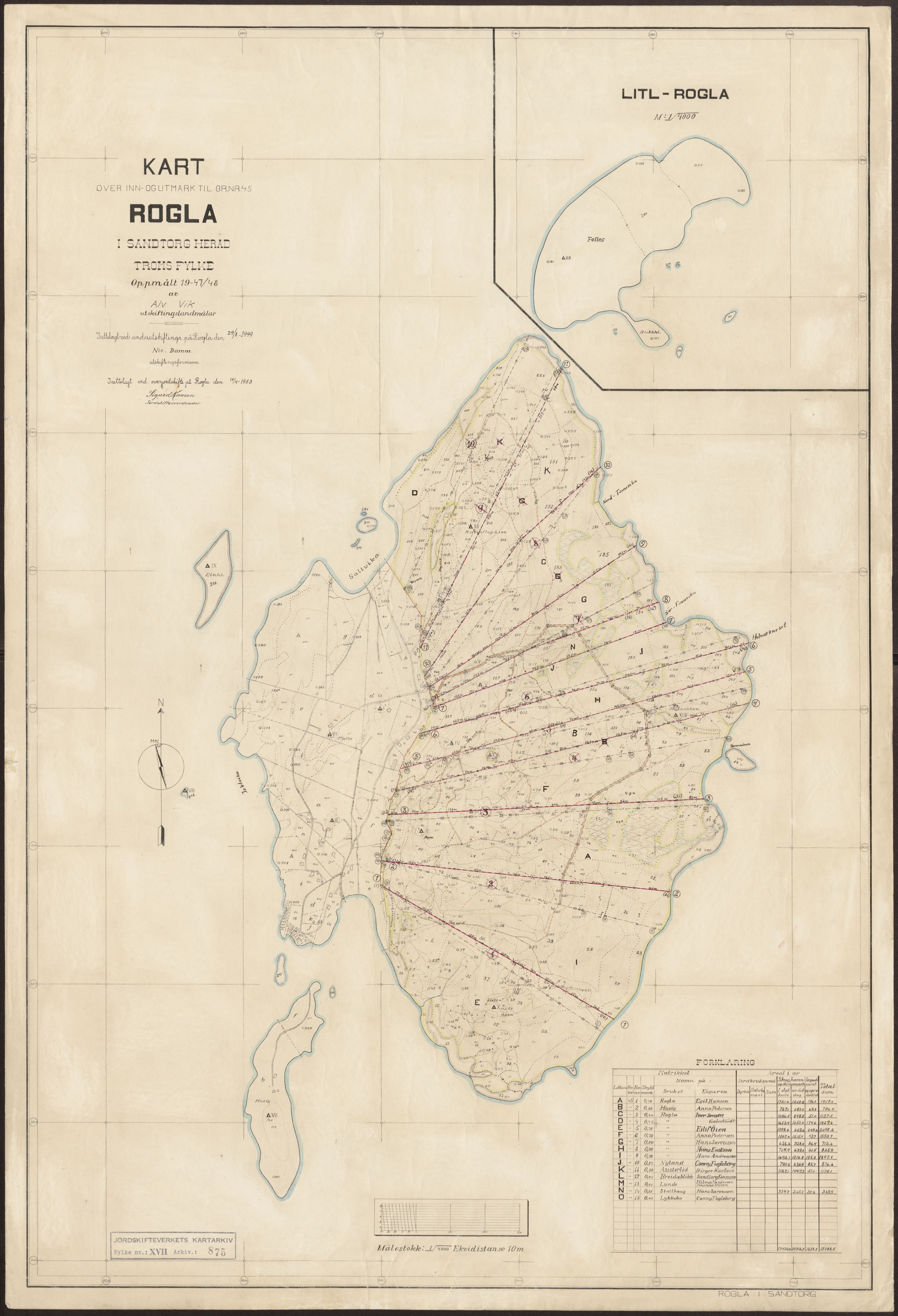 Jordskifteverkets kartarkiv, RA/S-3929/T, 1859-1988, p. 1052