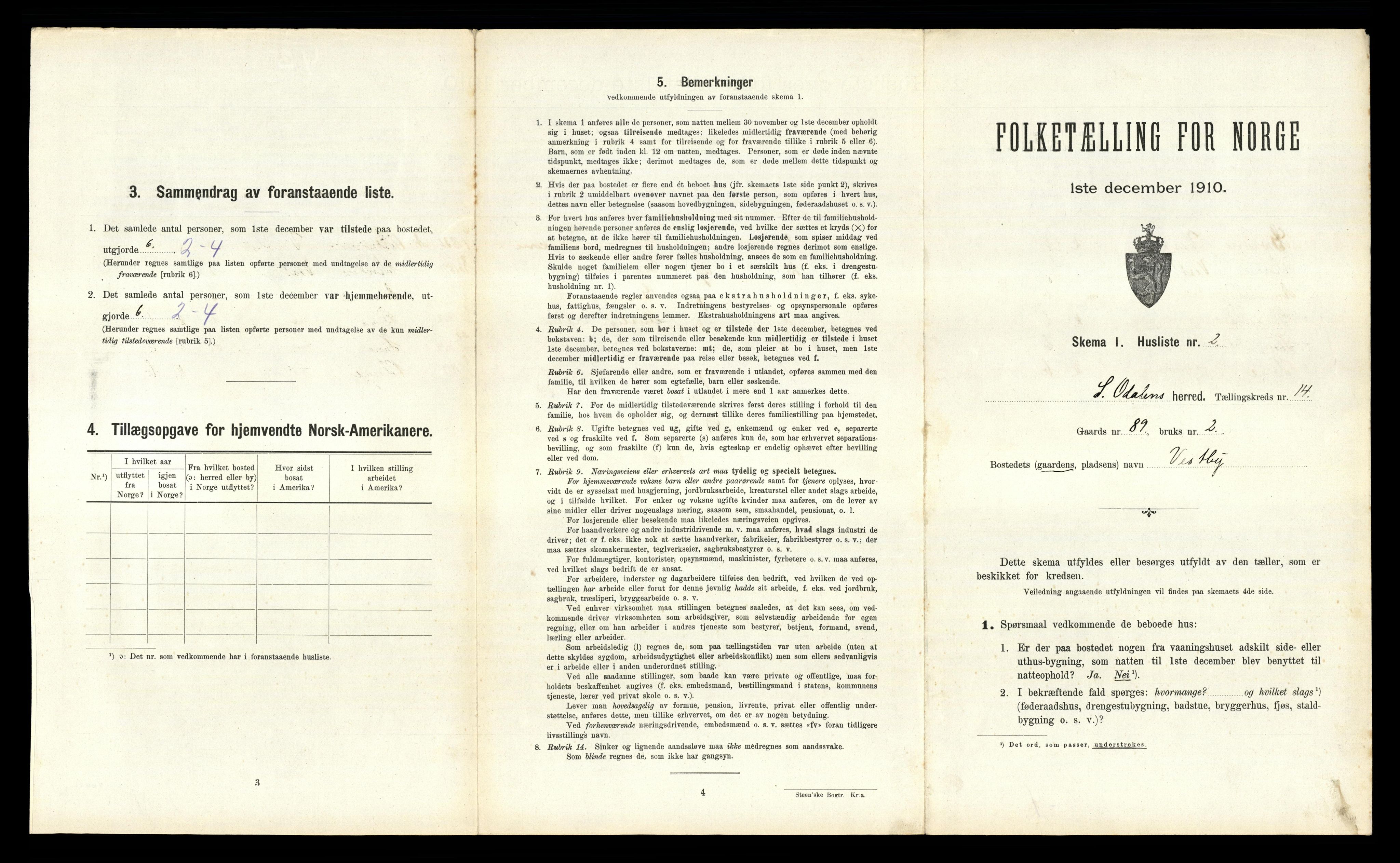 RA, 1910 census for Sør-Odal, 1910, p. 2324