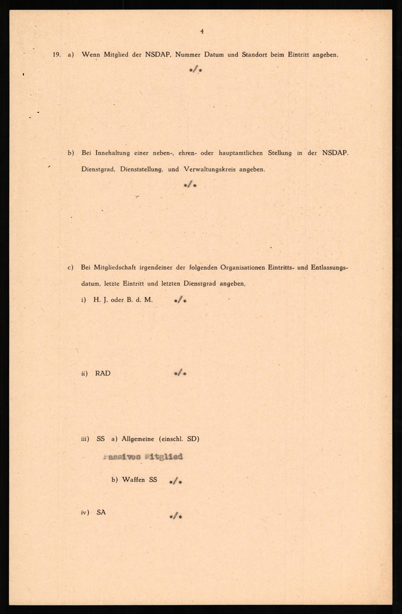 Forsvaret, Forsvarets overkommando II, AV/RA-RAFA-3915/D/Db/L0023: CI Questionaires. Tyske okkupasjonsstyrker i Norge. Tyskere., 1945-1946, p. 326