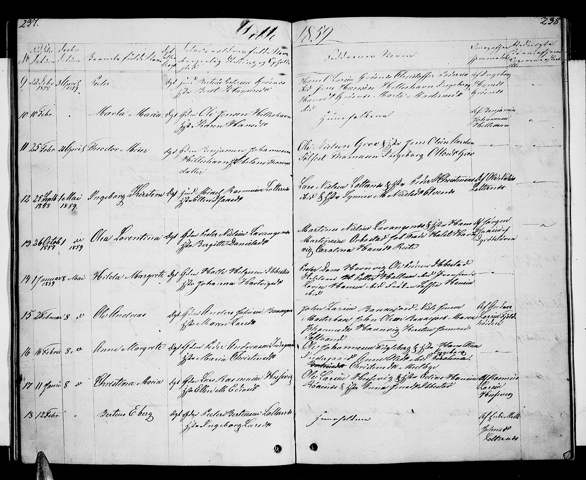 Ibestad sokneprestembete, AV/SATØ-S-0077/H/Ha/Hab/L0004klokker: Parish register (copy) no. 4, 1852-1860, p. 237-238