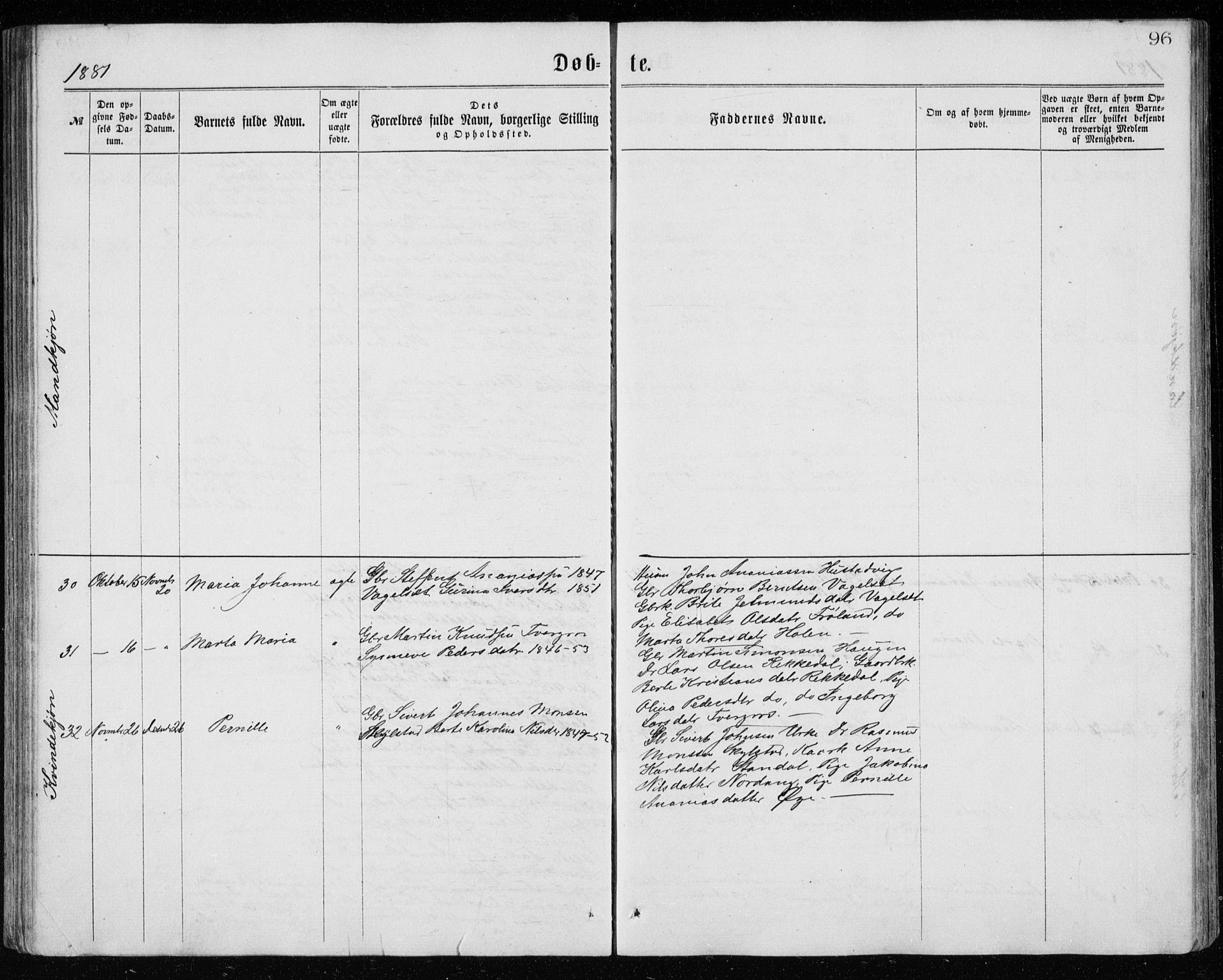 Ministerialprotokoller, klokkerbøker og fødselsregistre - Møre og Romsdal, AV/SAT-A-1454/515/L0214: Parish register (copy) no. 515C01, 1865-1883, p. 96
