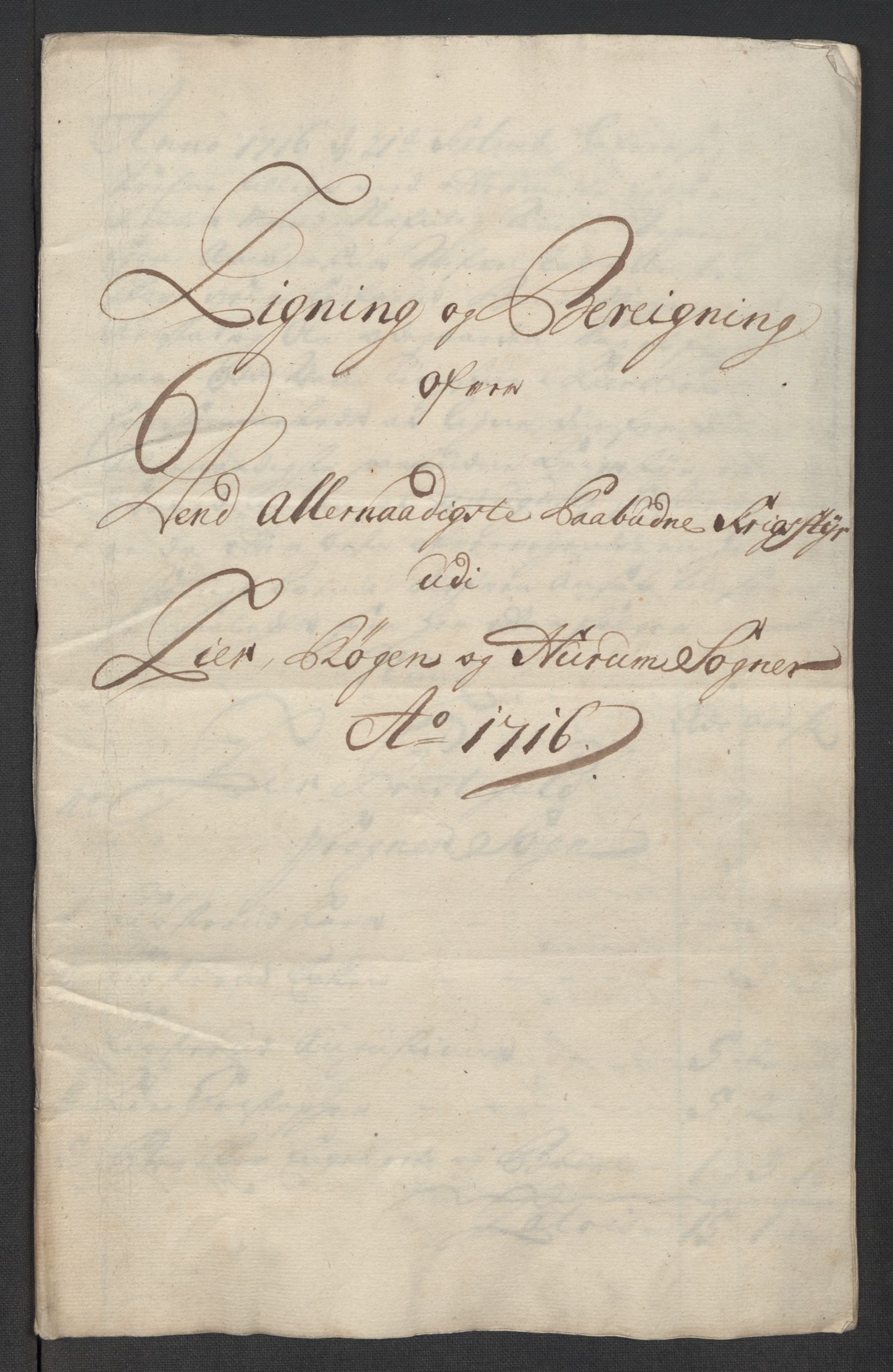 Rentekammeret inntil 1814, Reviderte regnskaper, Fogderegnskap, RA/EA-4092/R31/L1710: Fogderegnskap Hurum, Røyken, Eiker, Lier og Buskerud, 1715-1716, p. 336