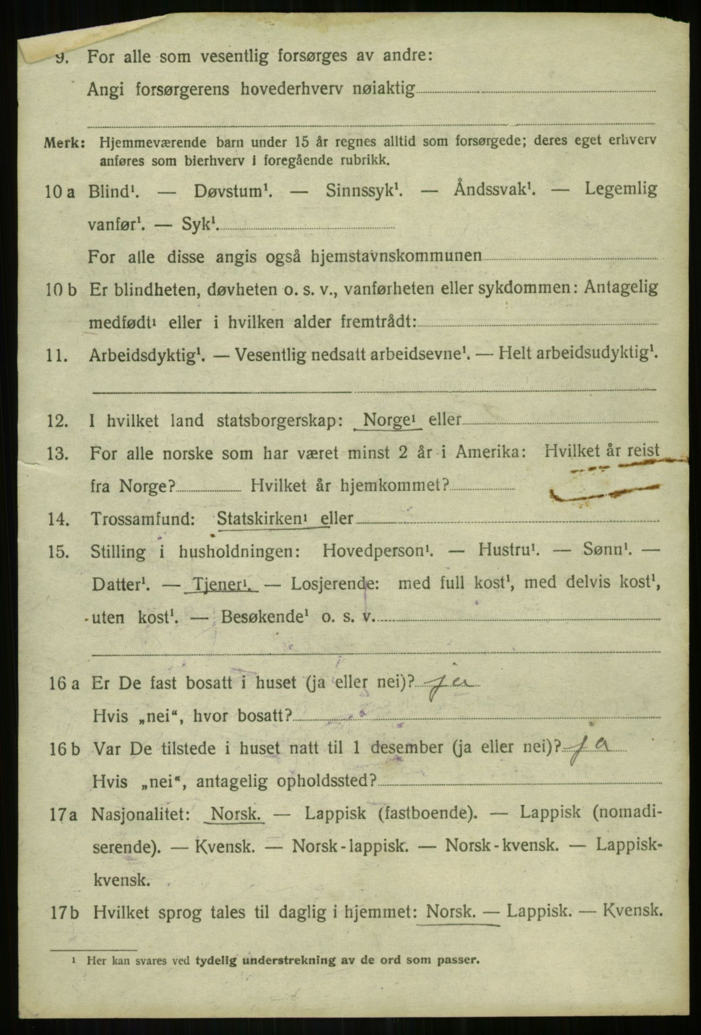 SATØ, 1920 census for Bardu, 1920, p. 3602