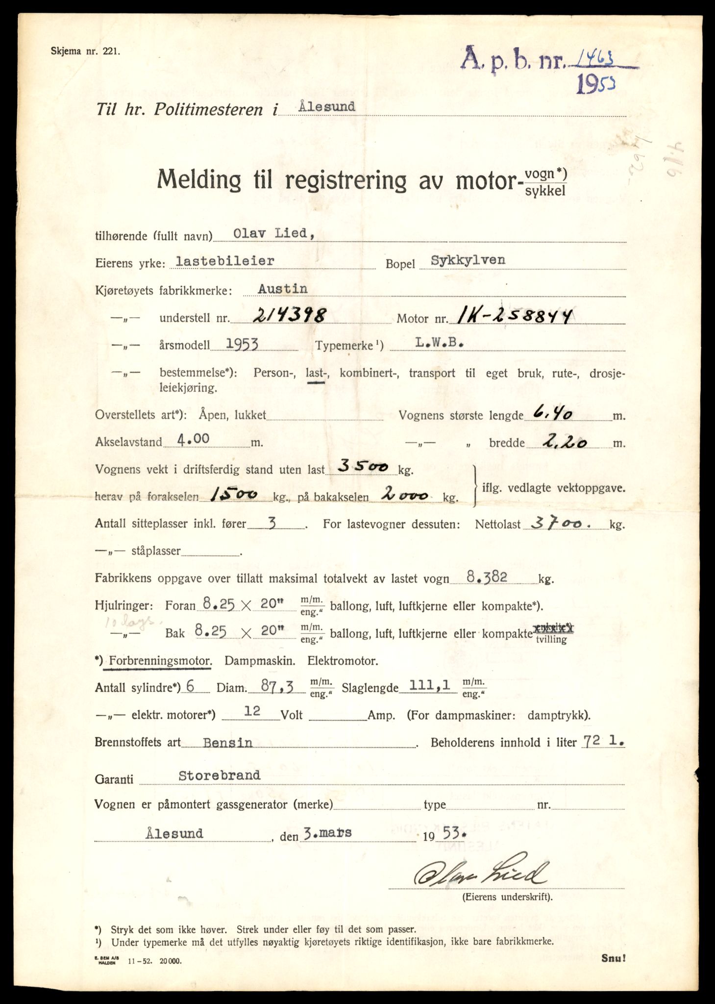 Møre og Romsdal vegkontor - Ålesund trafikkstasjon, AV/SAT-A-4099/F/Fe/L0032: Registreringskort for kjøretøy T 11997 - T 12149, 1927-1998, p. 825