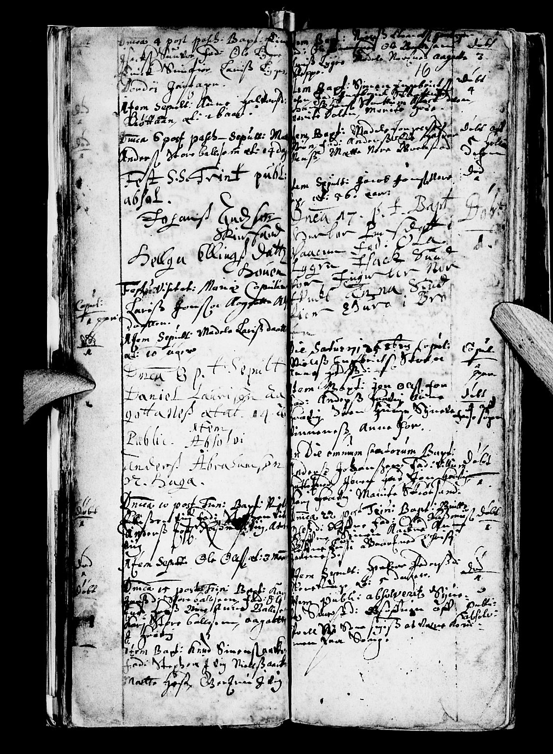 Os sokneprestembete, SAB/A-99929: Parish register (official) no. A 5, 1669-1760, p. 16