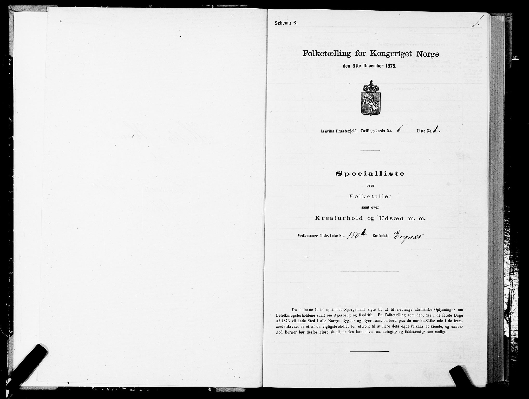 SATØ, 1875 census for 1931P Lenvik, 1875, p. 4001